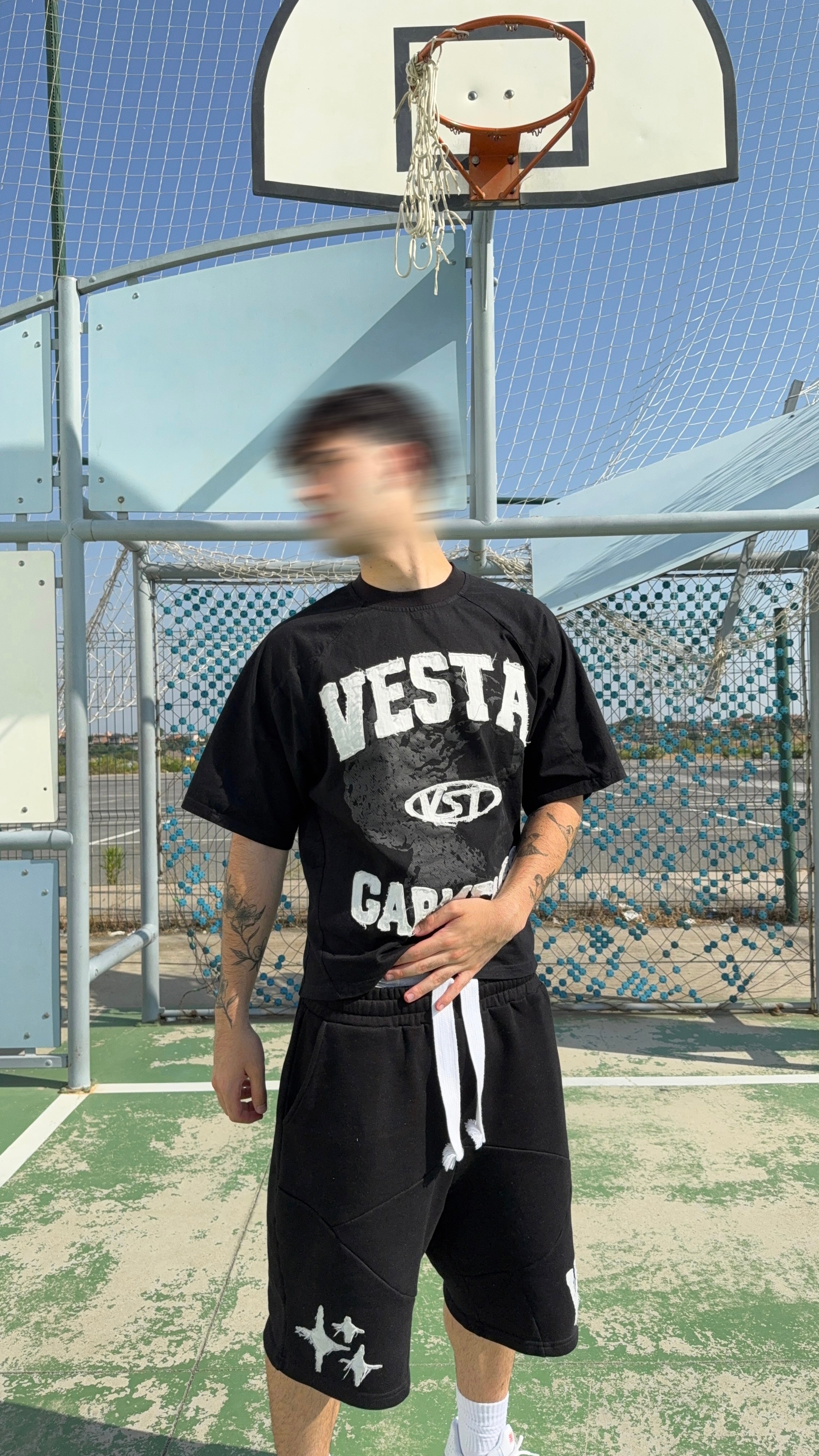 Summer Track Short (Black)