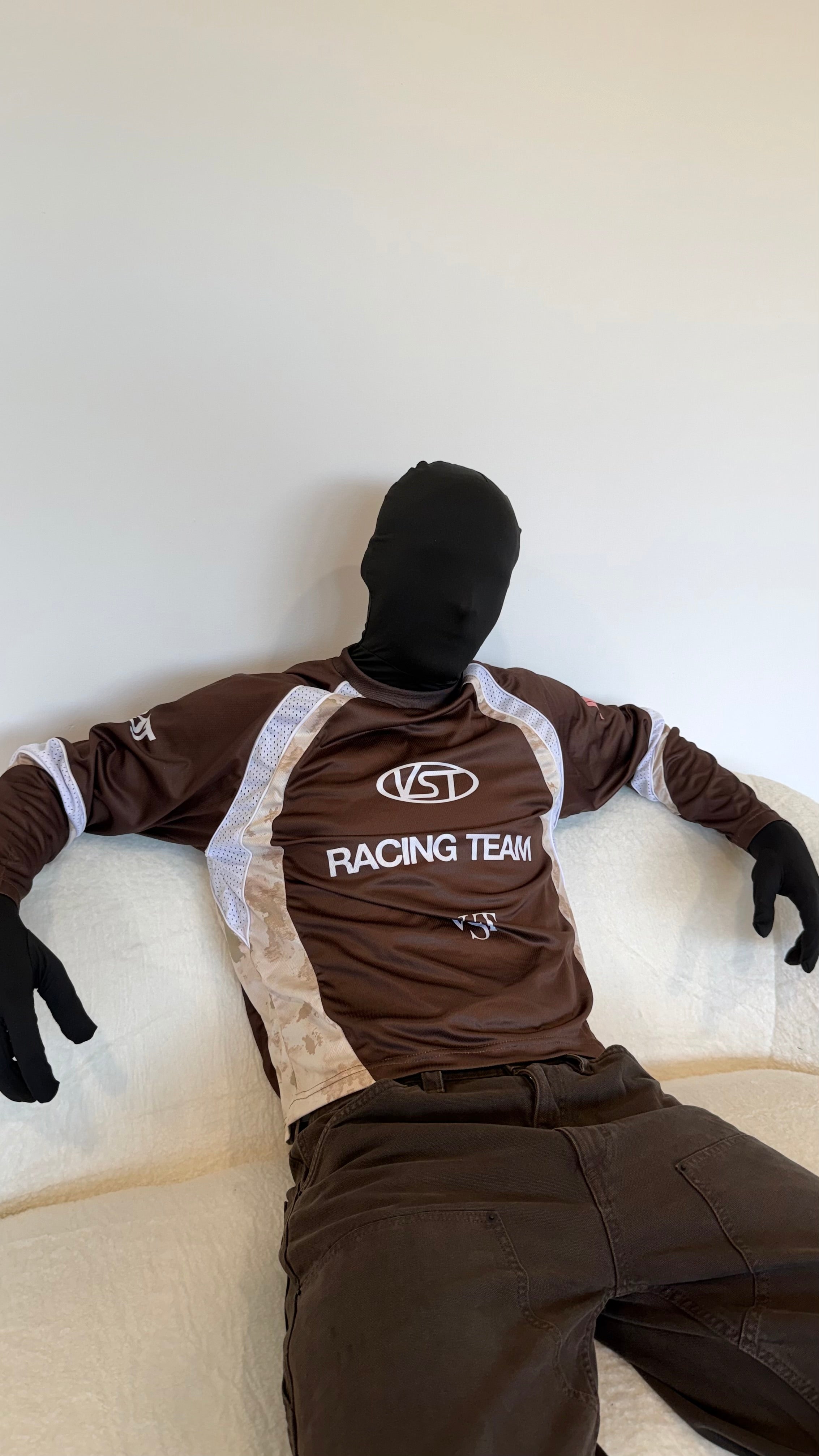Racing Longsleeve Tee (Brown)