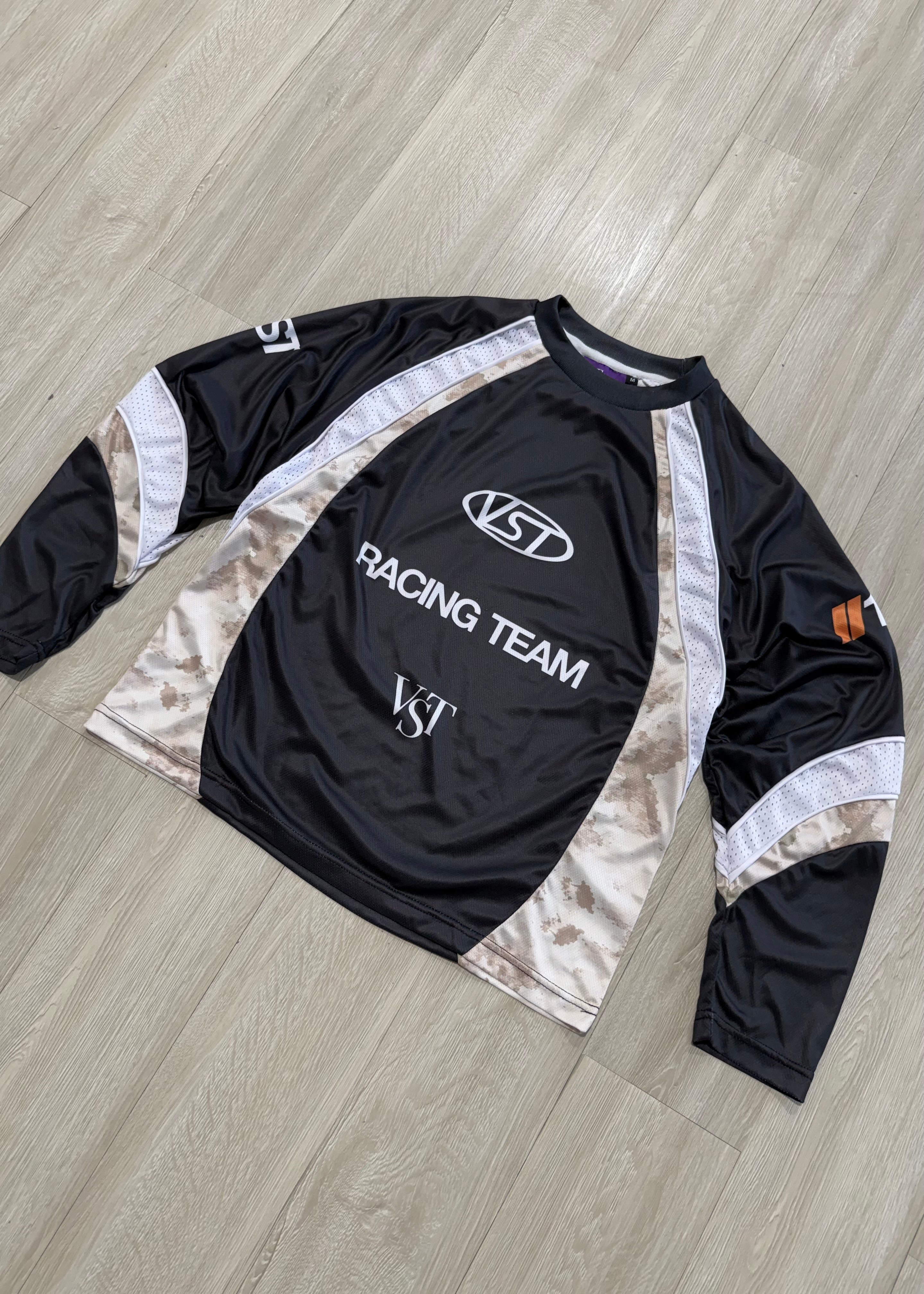 Racing Longsleeve Tee (Black)