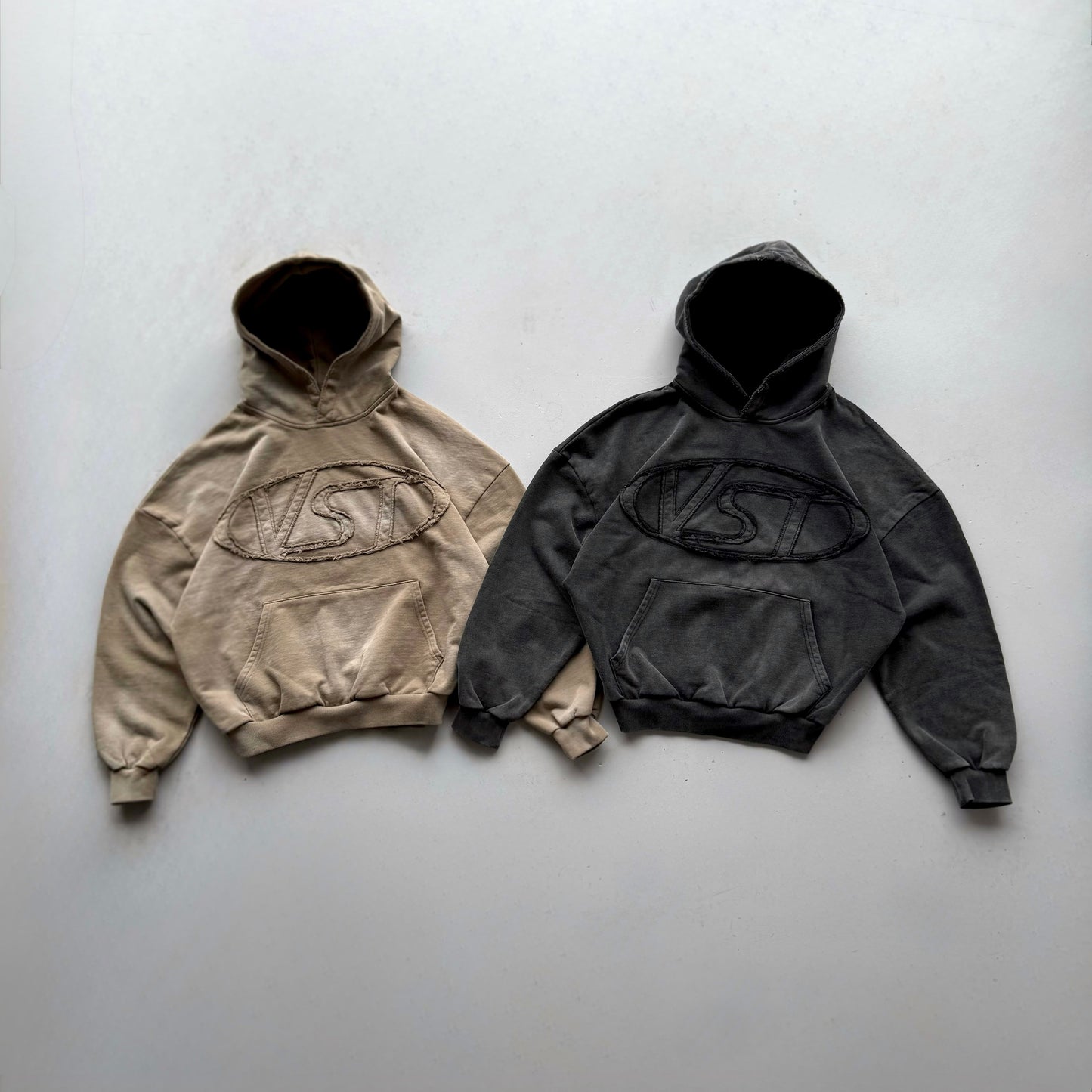 WASHED HOODIE (BROWN)