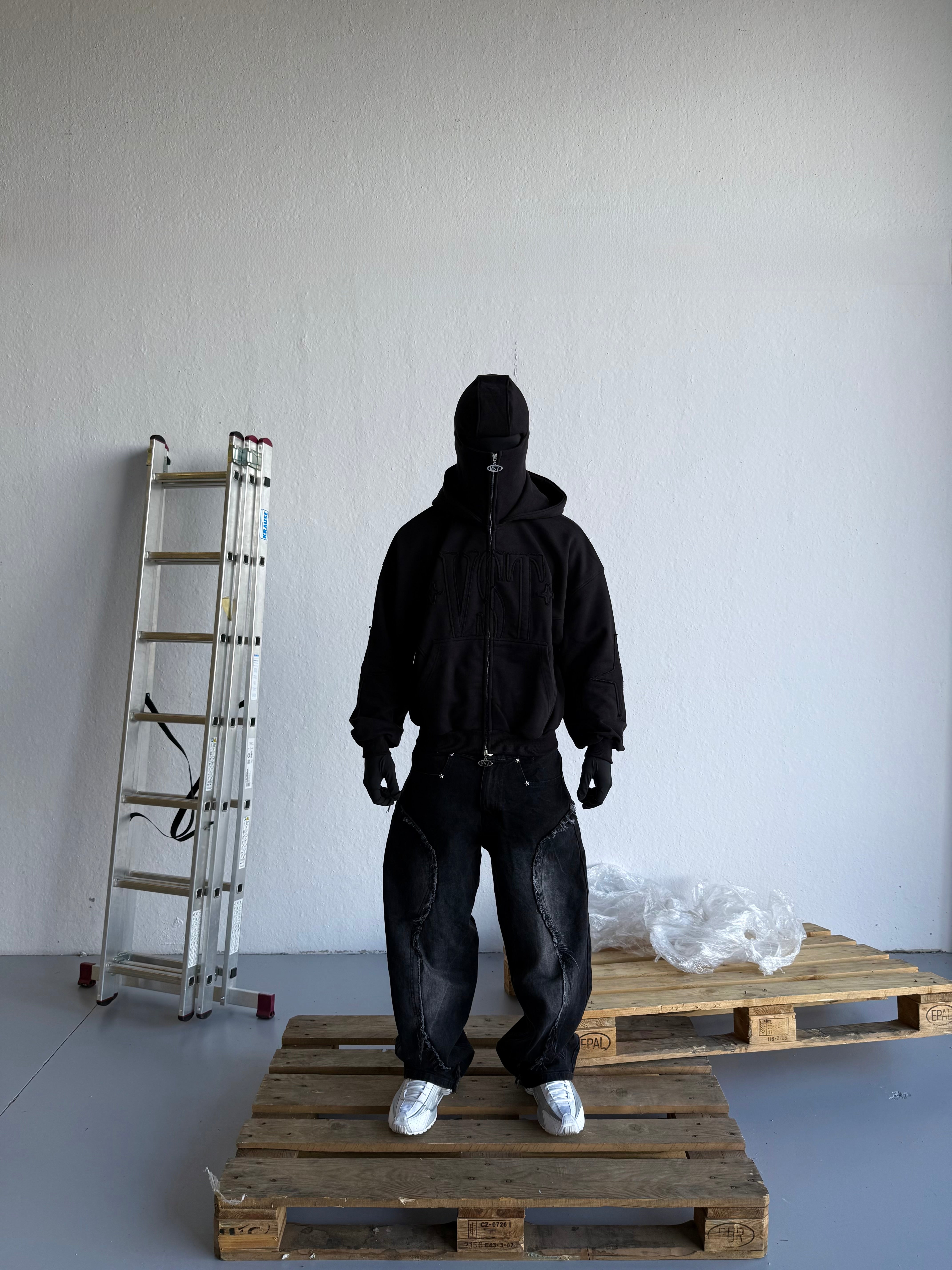 Balaclava Zip (Black)