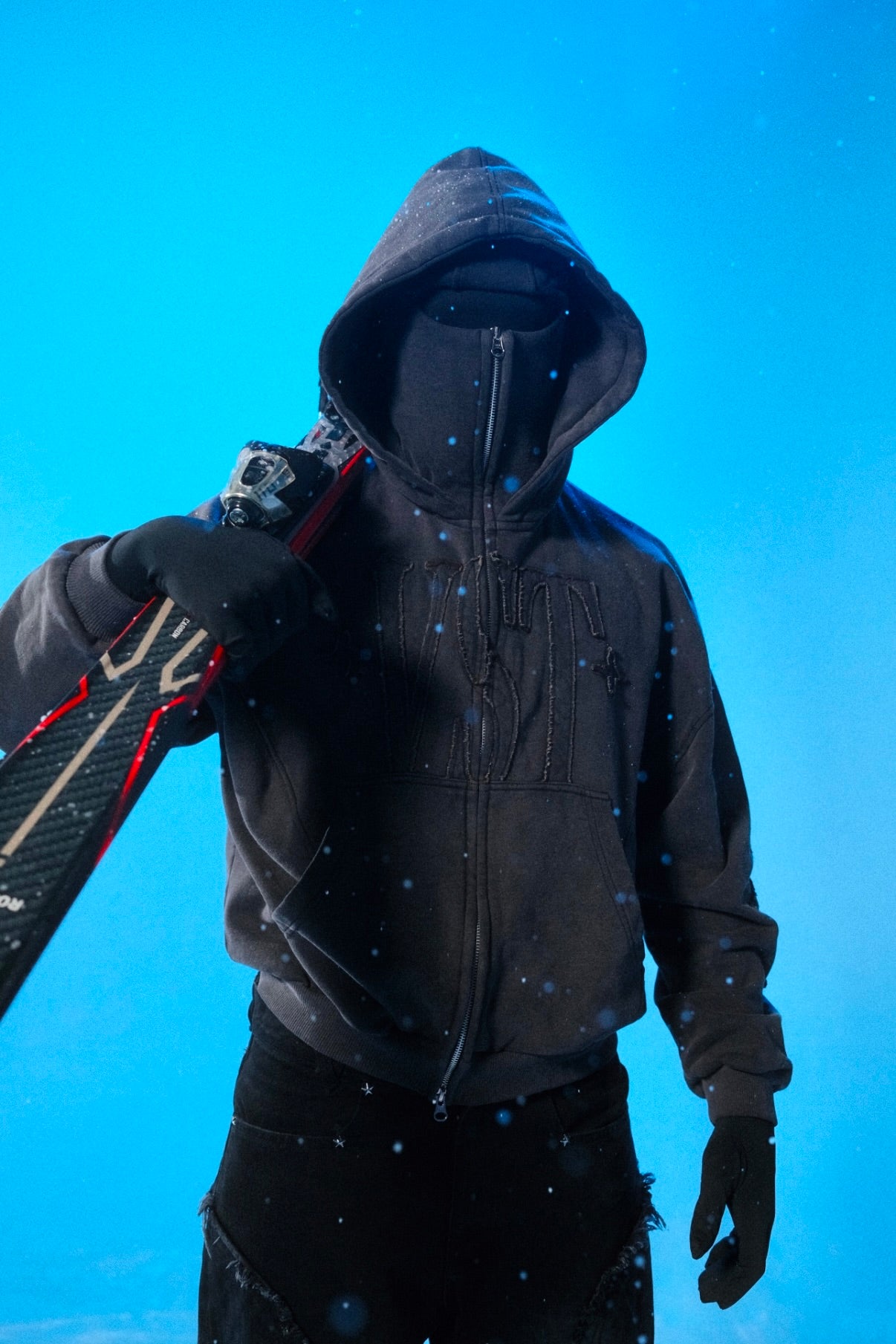 Balaclava Zip (Black Washed)