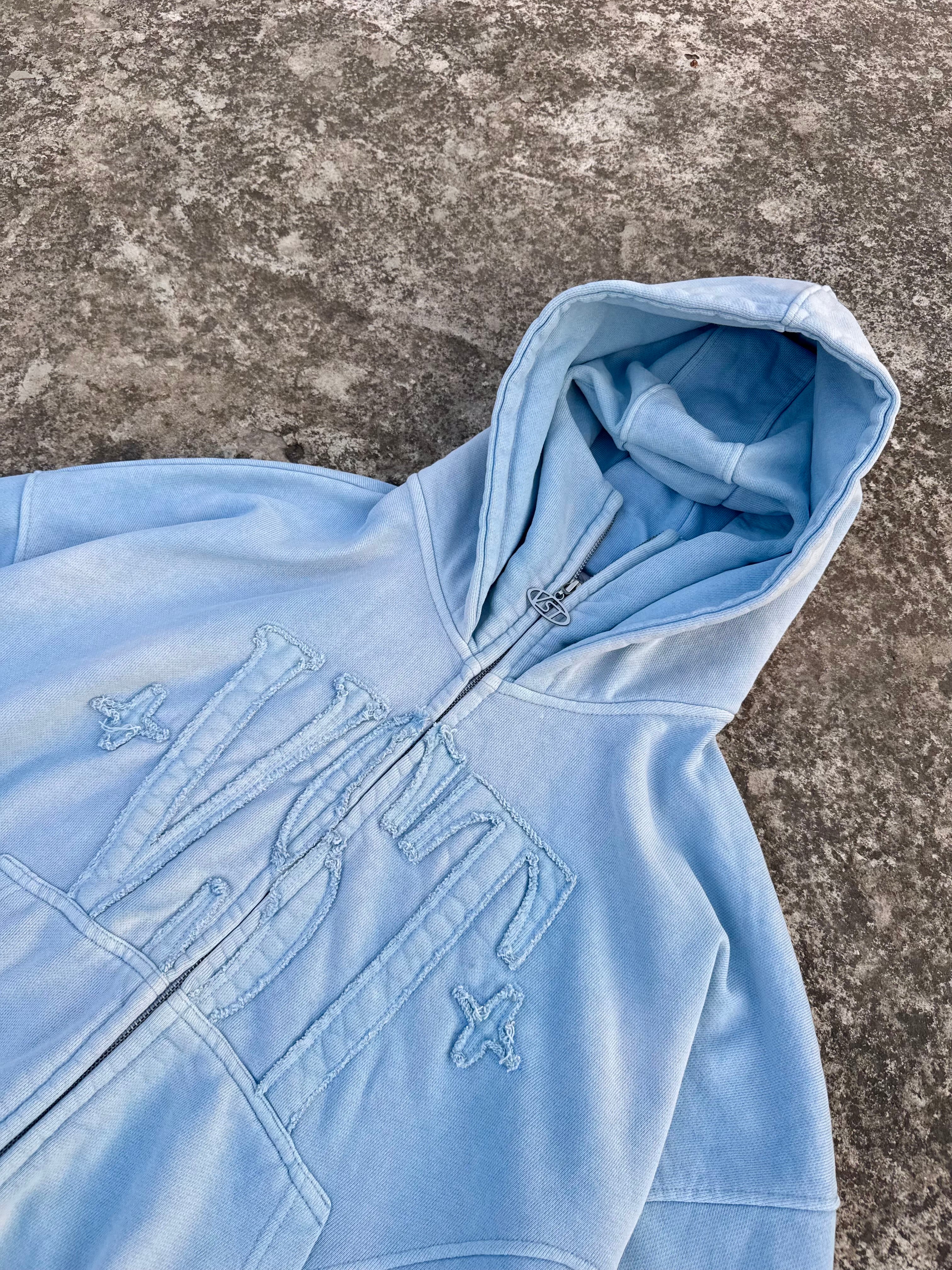 Balaclava Zip (Light Blue Washed)