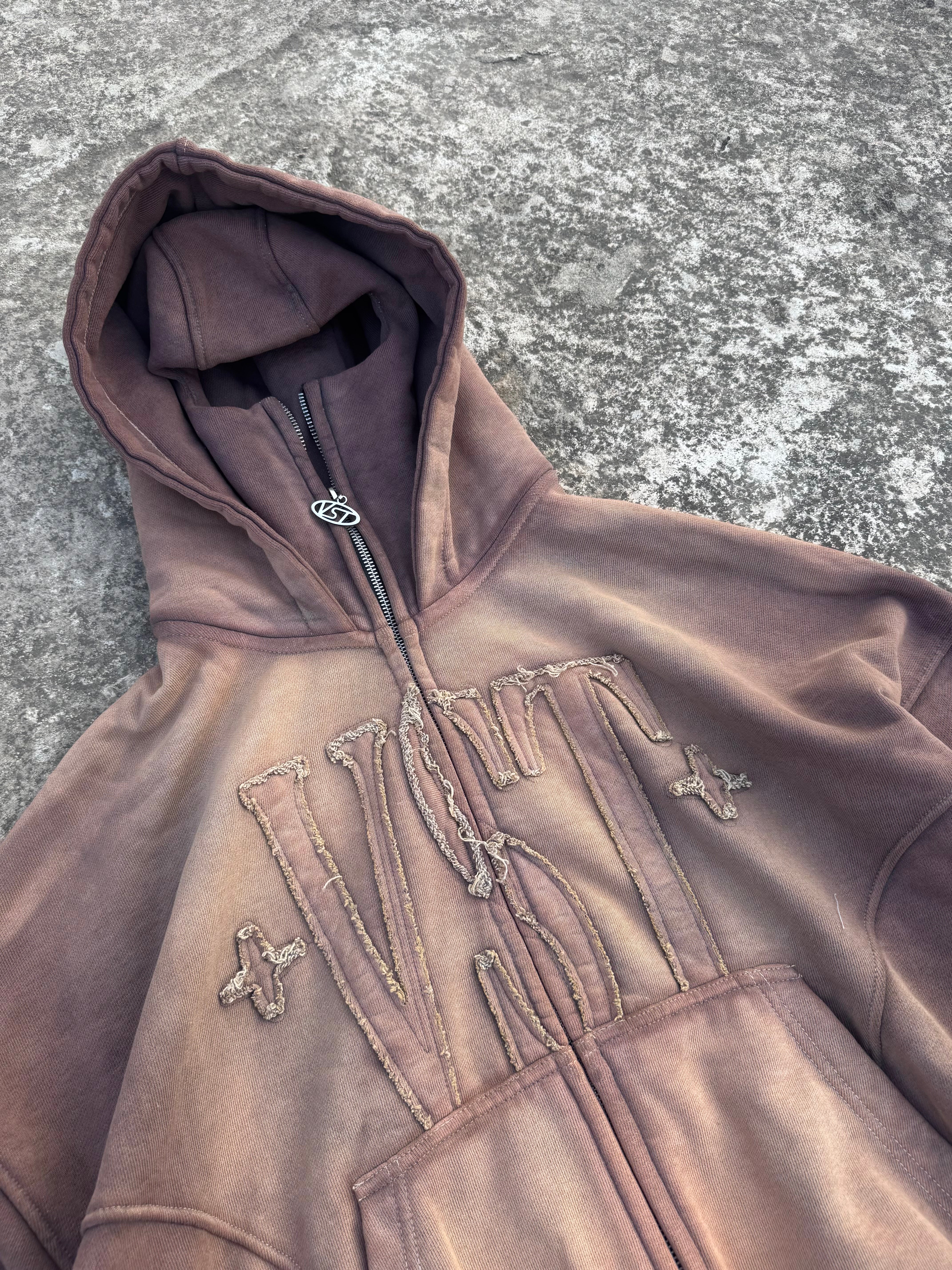 Balaclava Zip (Brown Washed)