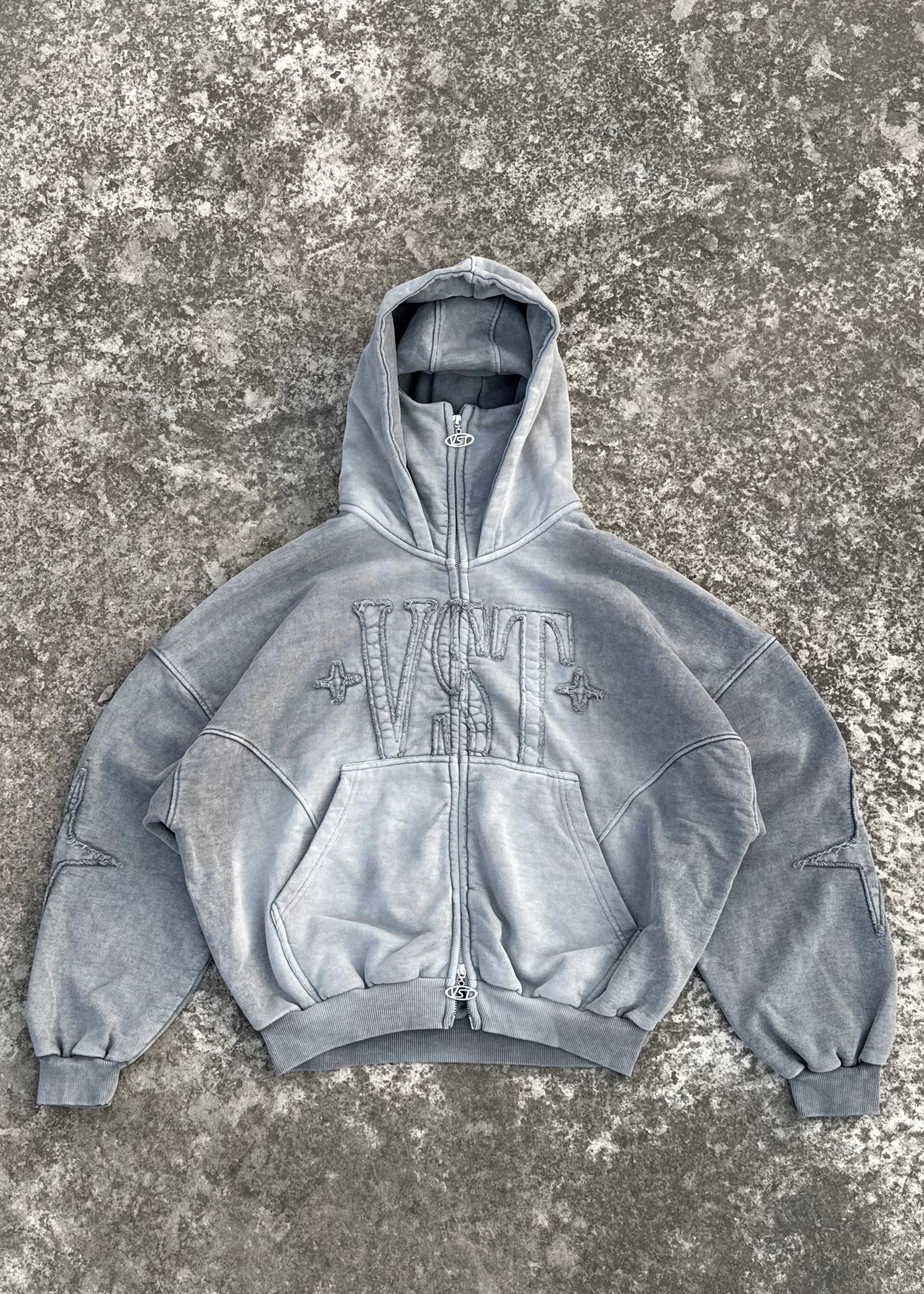 Balaclava Zip (Grey Washed)