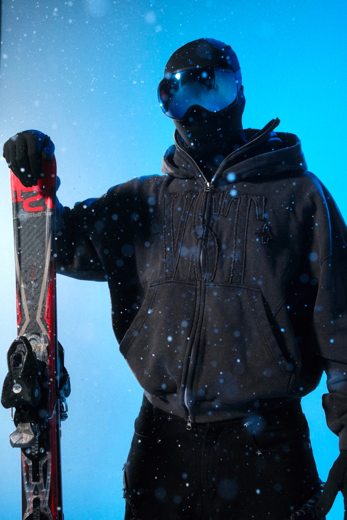 Balaclava Zip (Black Washed)