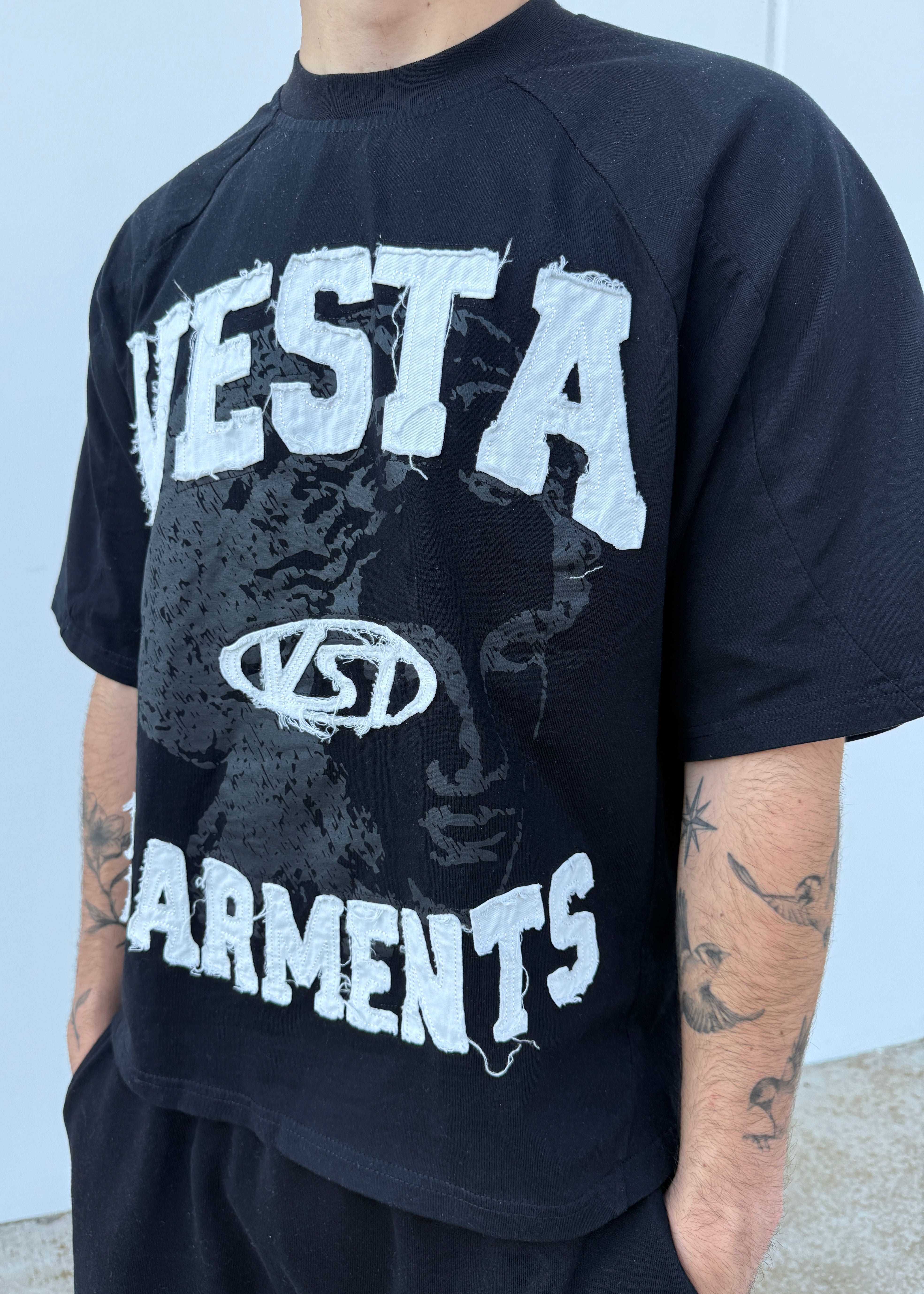 Summer Track Tee (Black)
