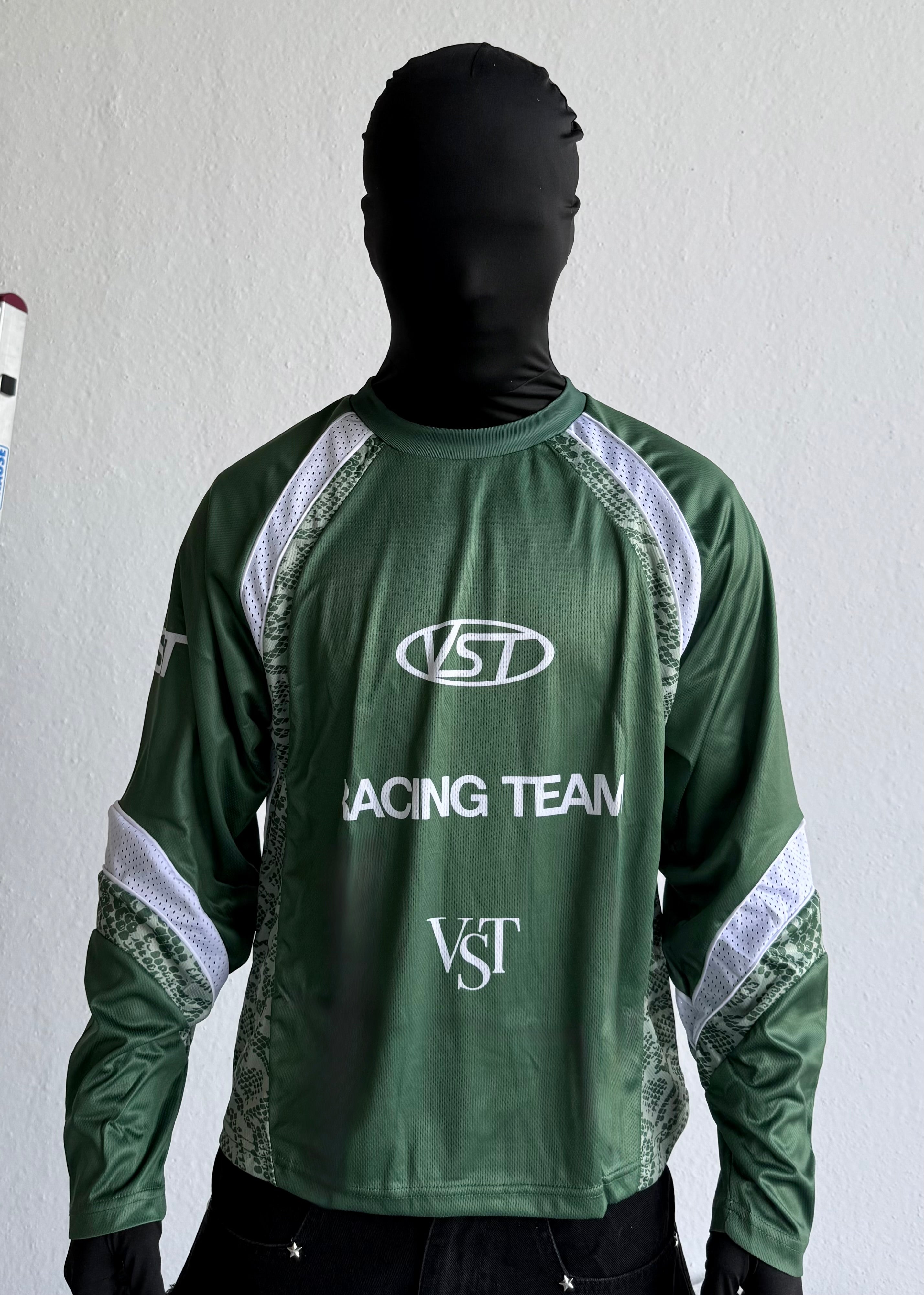 Racing Longsleeve Tee (Green)