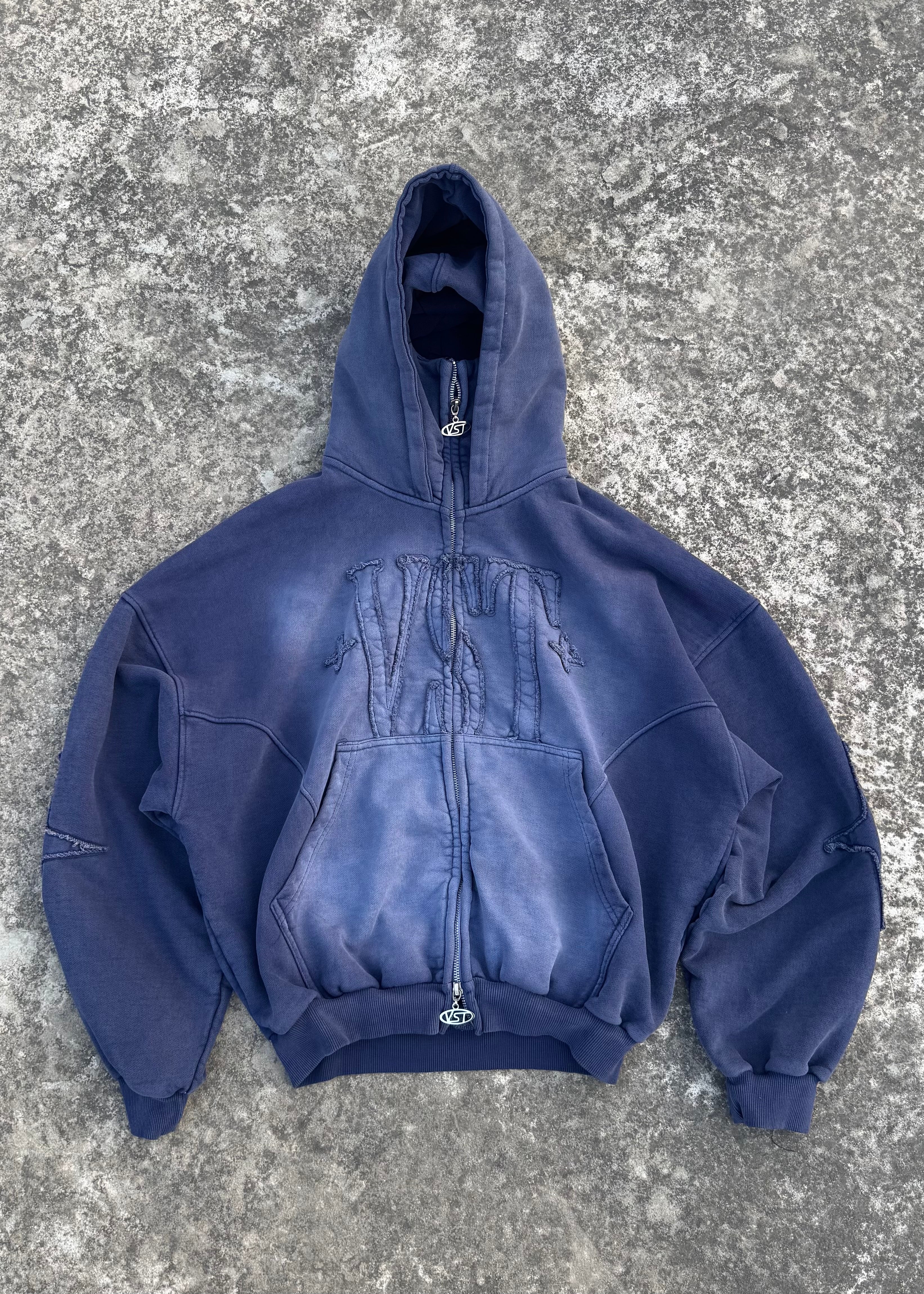 Balaclava Zip (Dark Blue Washed)