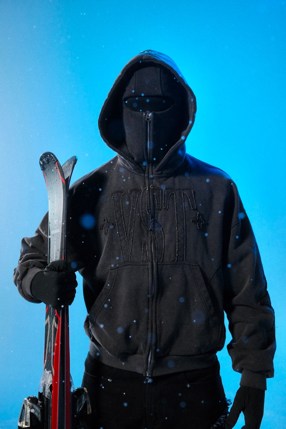 Balaclava Zip (Black Washed)