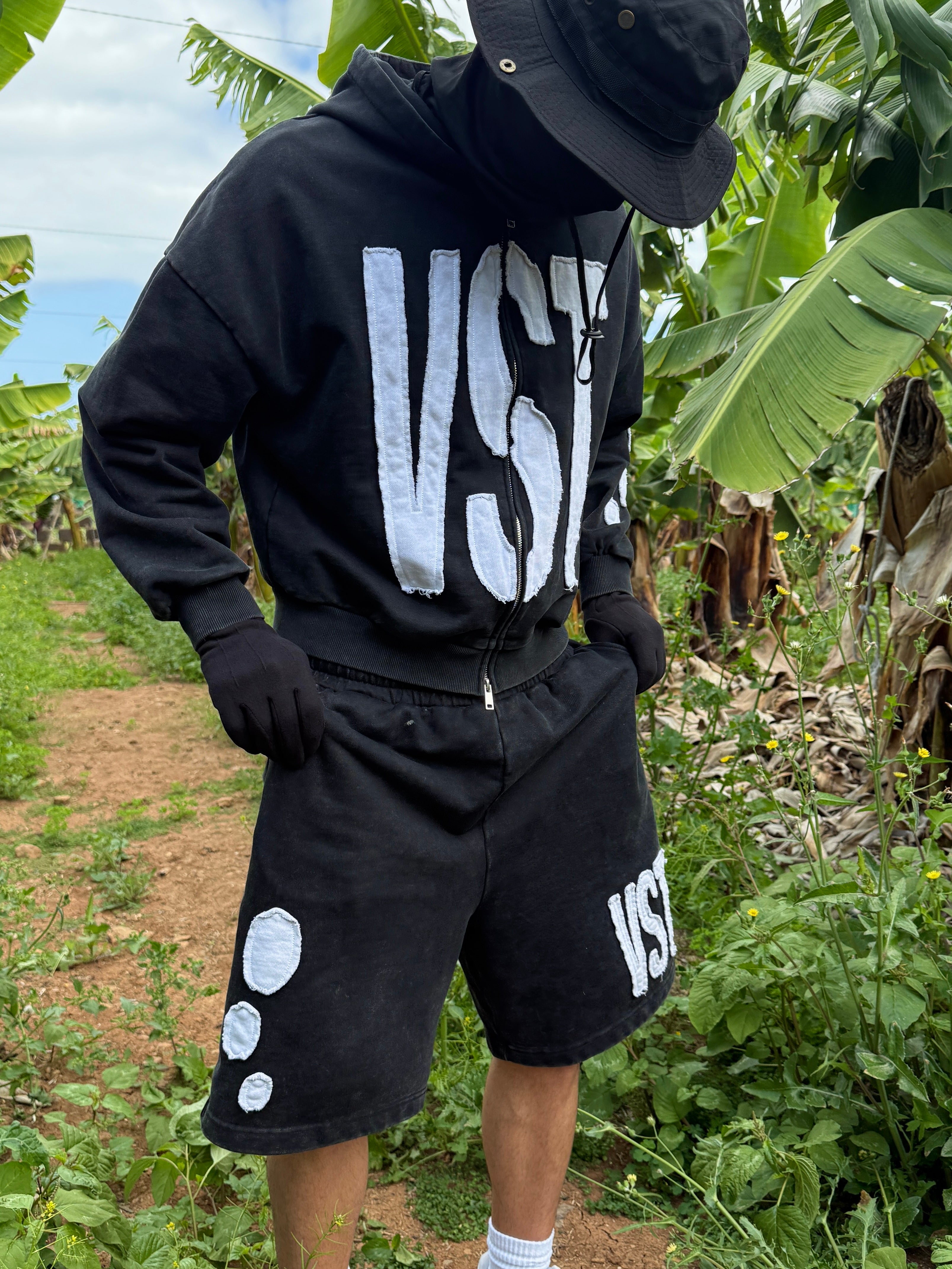 Jungle Short Set (Black)