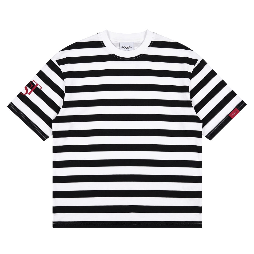 STRIPED BLACK-WHITE TEE