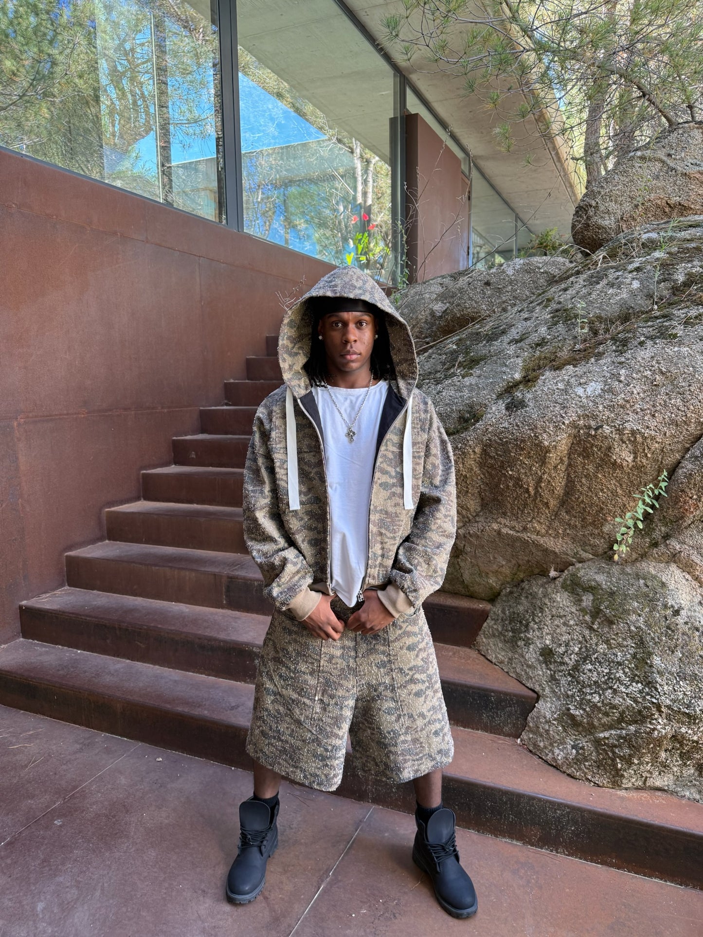 WORN CAMO JACKET (BROWN)