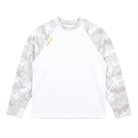 CAMO LONG SLEEVE TEE (WHITE)
