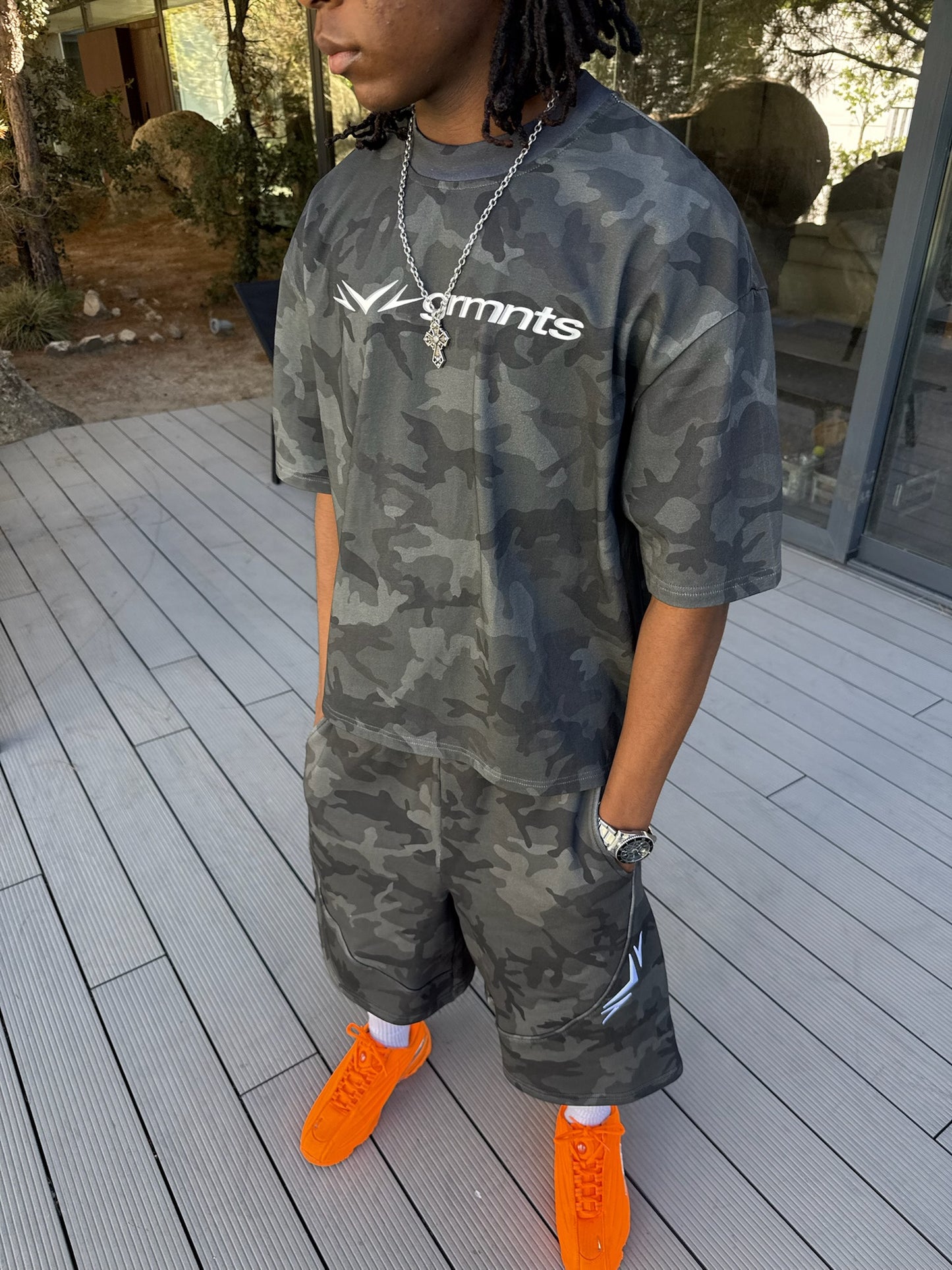 CAMO SET SHORT (BLACK)