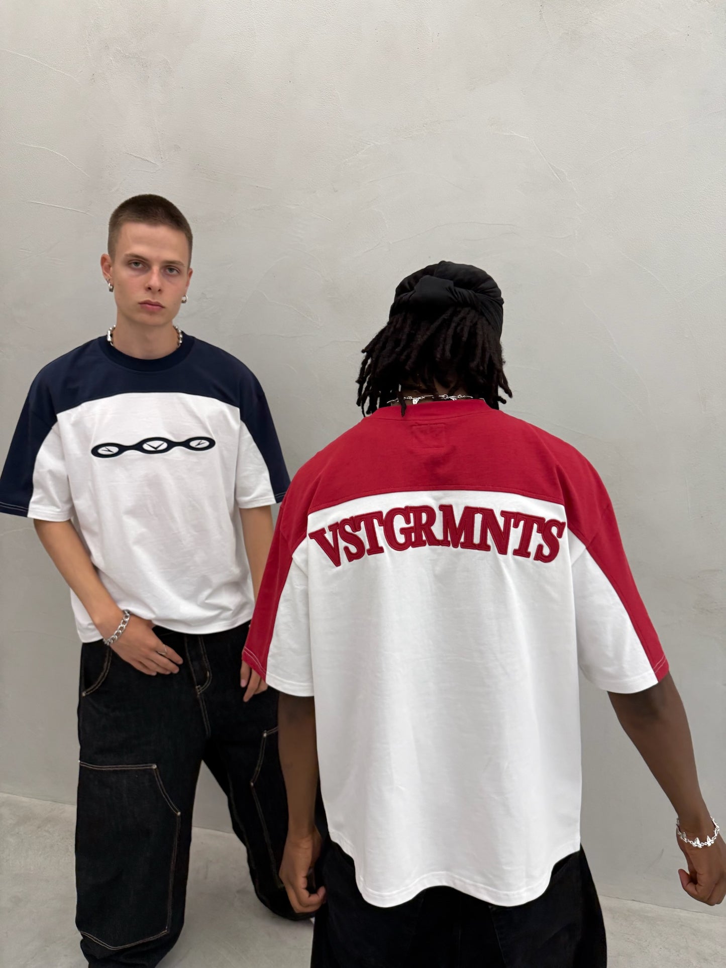 BICOLOR TEE (RED-WHITE)