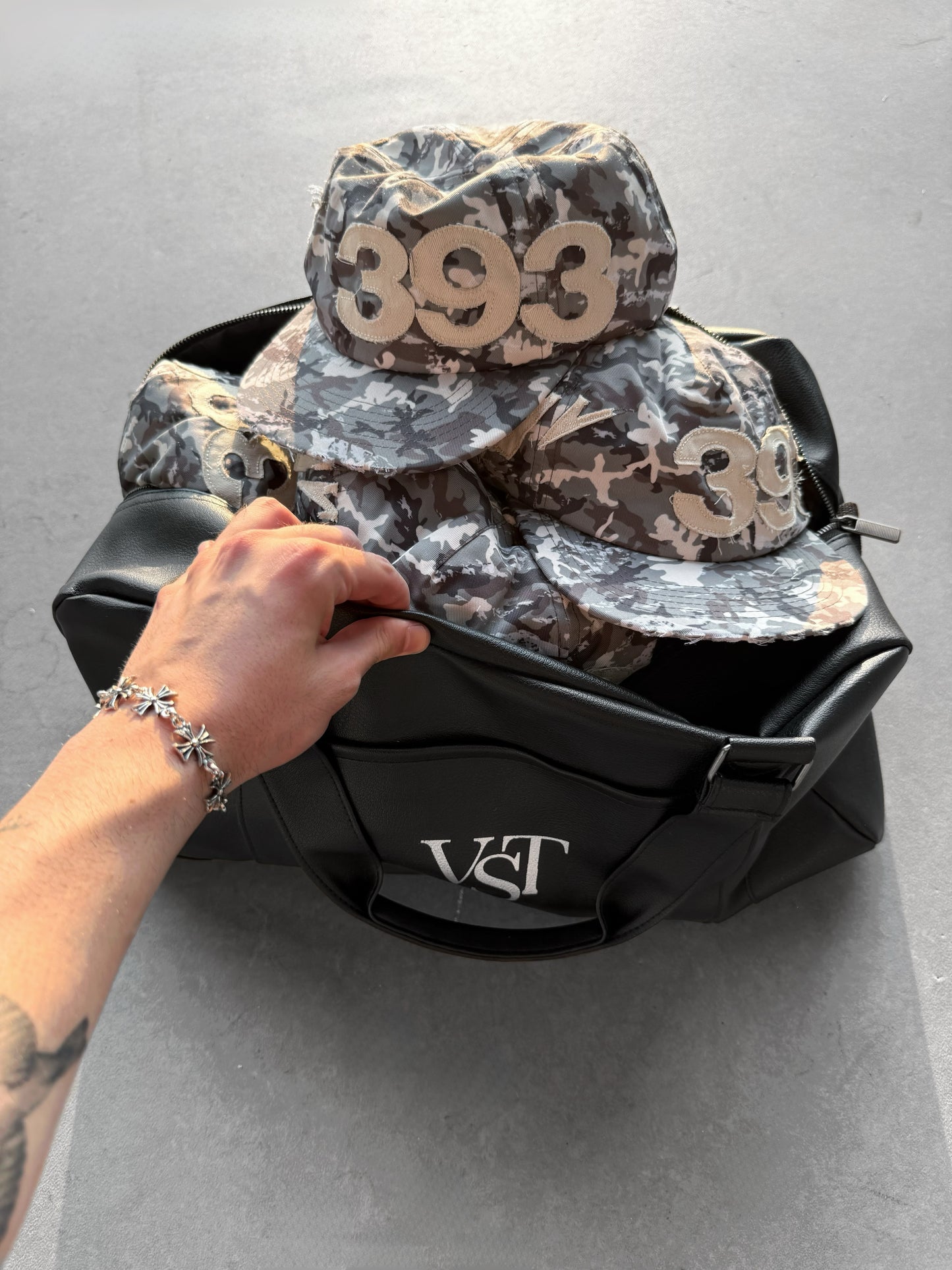 393 CAMO CAP (GREEN)