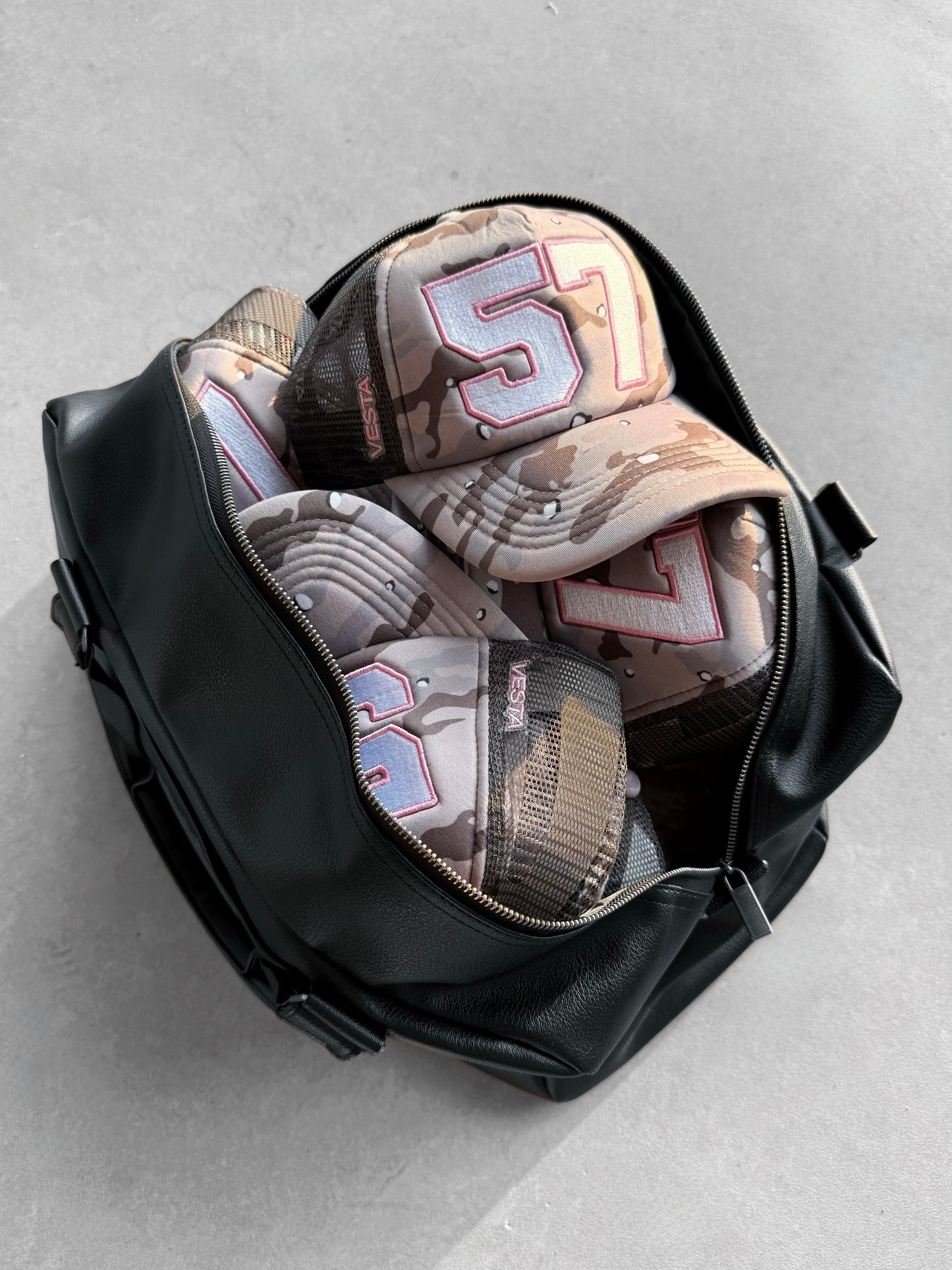 57 TRUCKER CAP (BROWN)