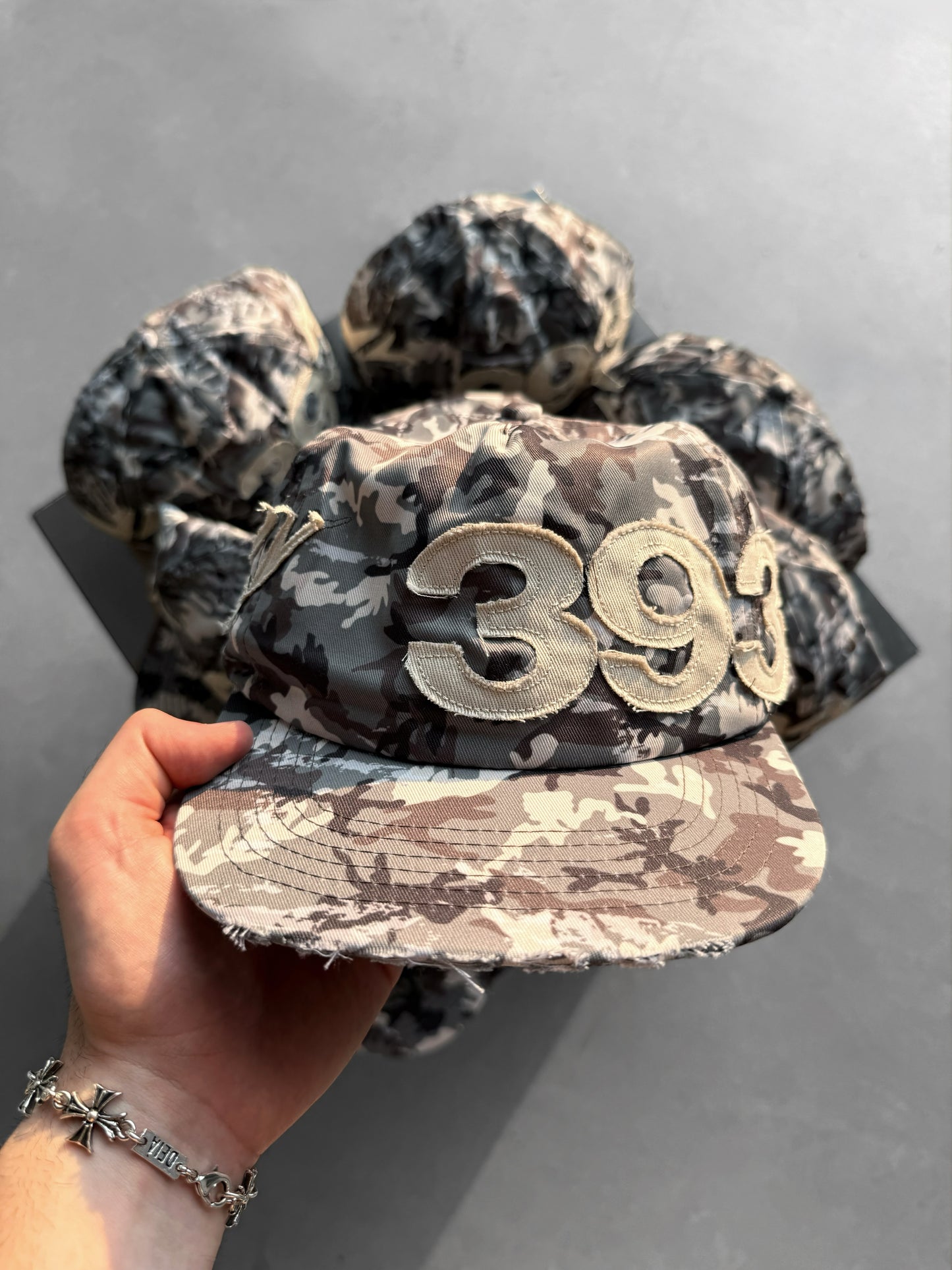 393 CAMO CAP (GREEN)