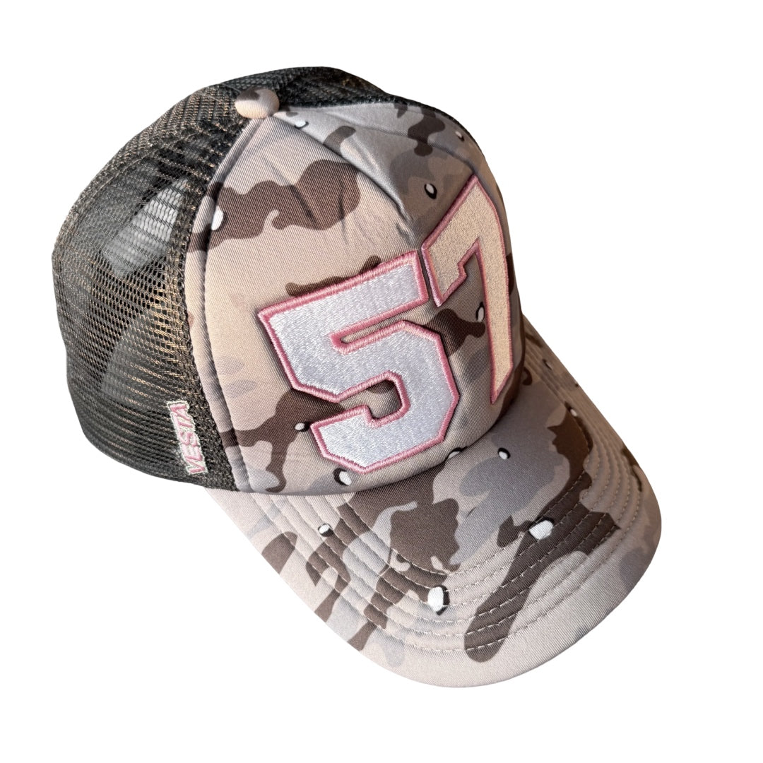 57 TRUCKER CAP (BROWN)