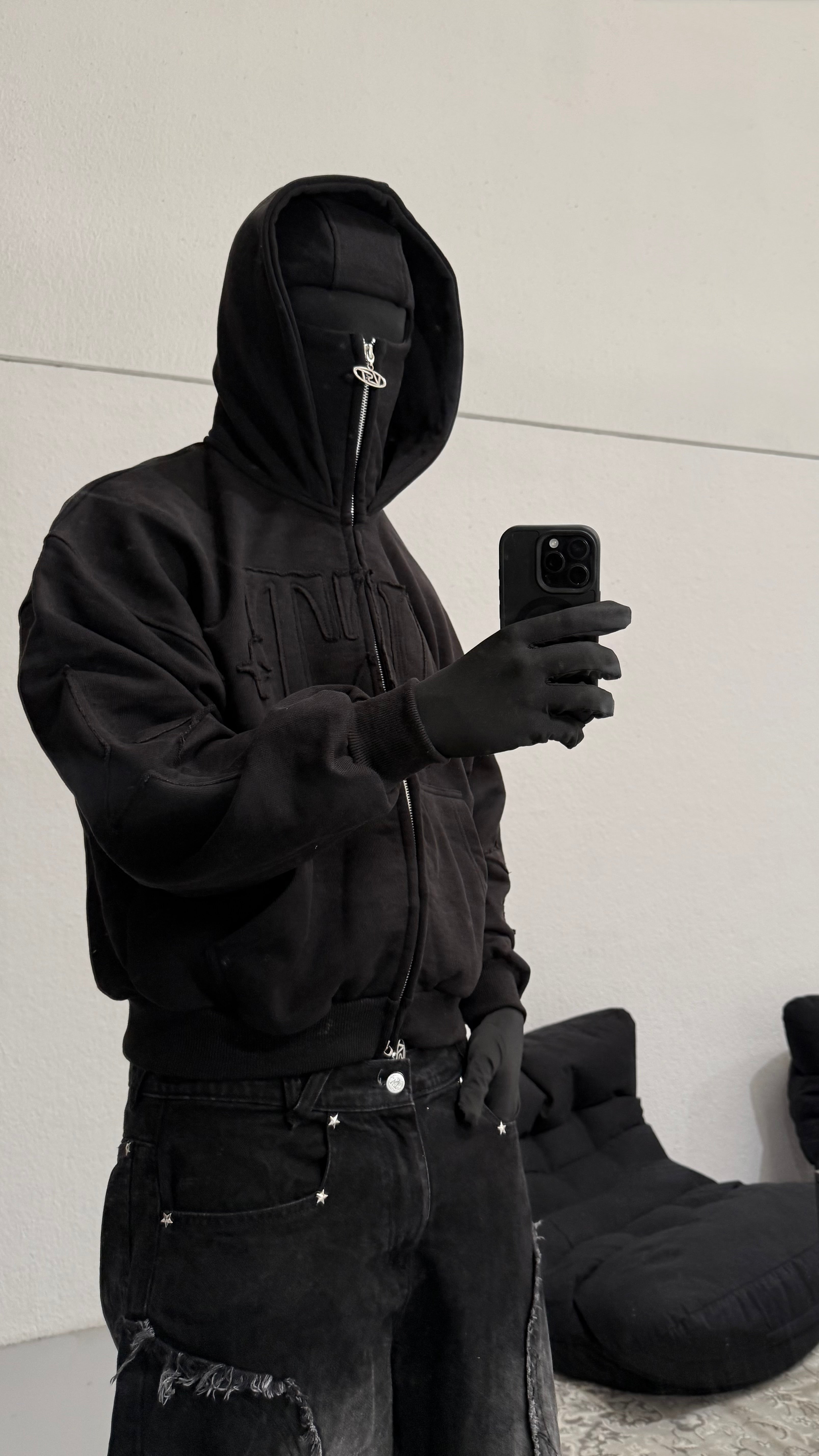 Balaclava Zip (Black)