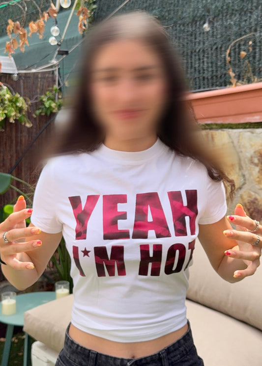 Hot Baby Tee (White)