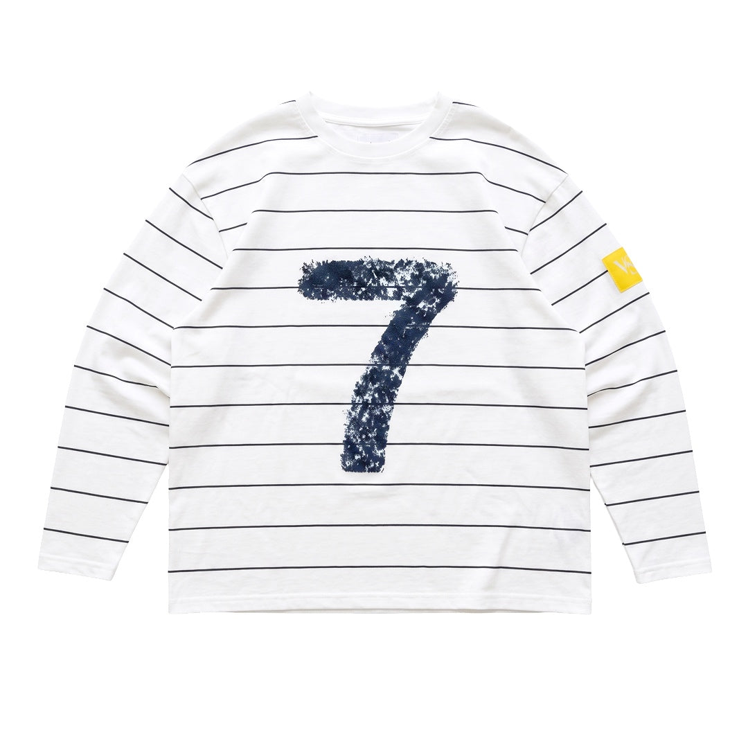 7 STRIPED LONGSLEEVE (NAVY-WHITE)