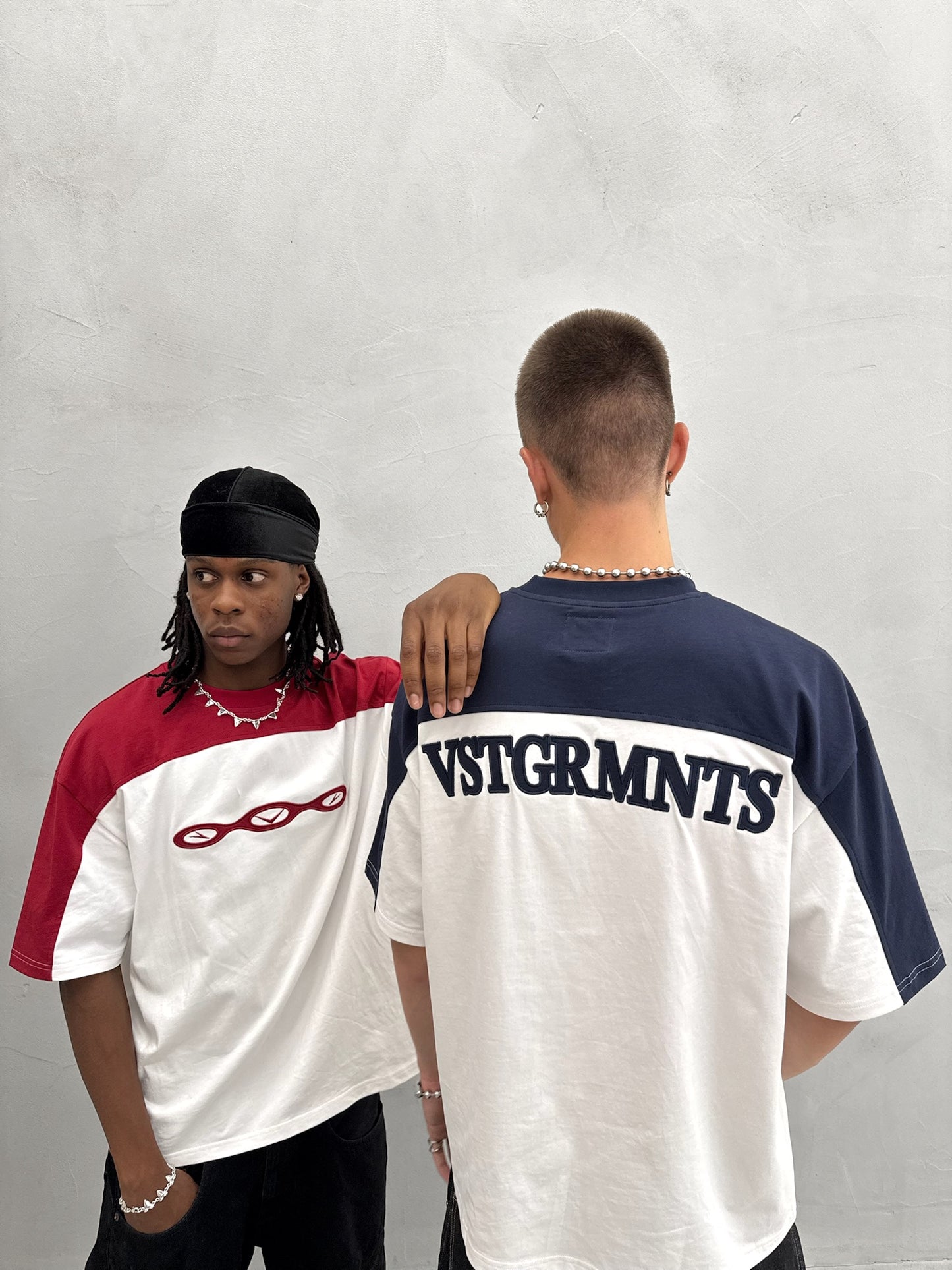 BICOLOR TEE (RED-WHITE)