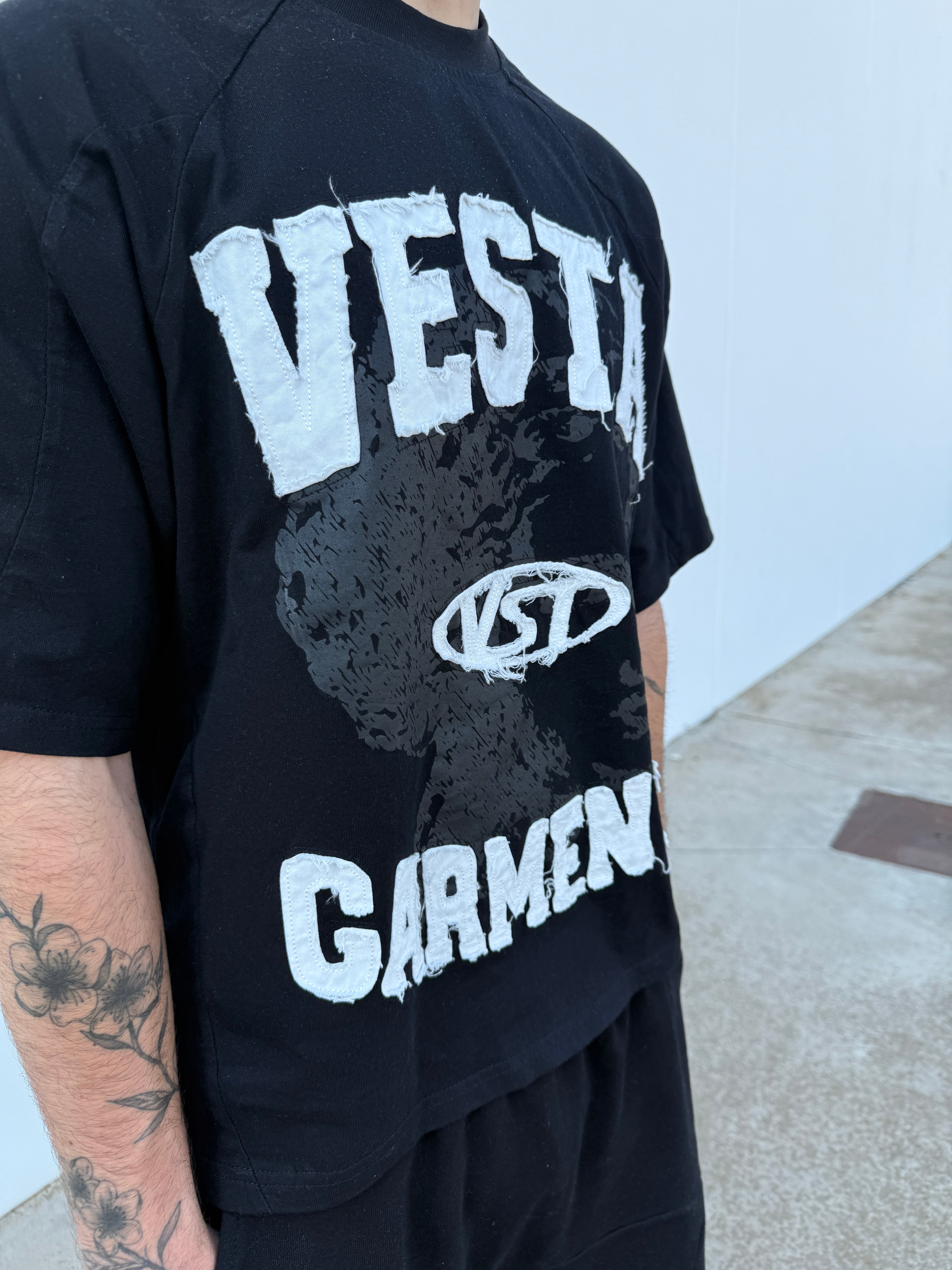 Summer Track Tee (Black)