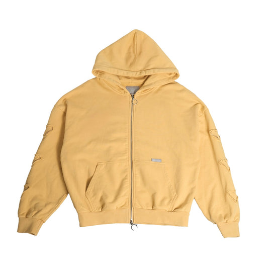 ZIP HOODIE (YELLOW)