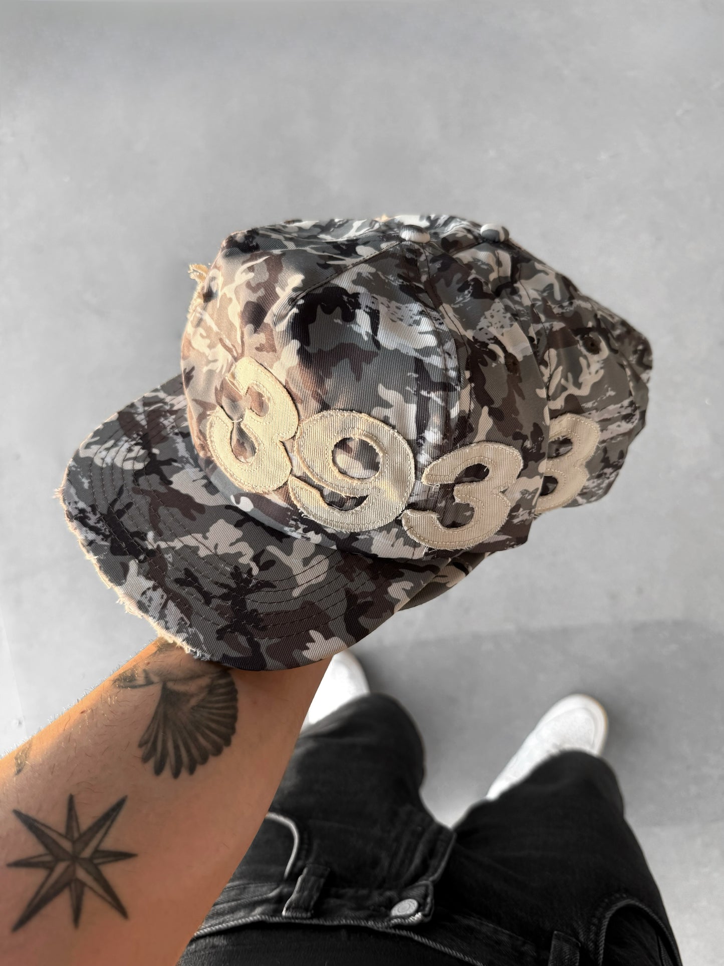 393 CAMO CAP (GREEN)