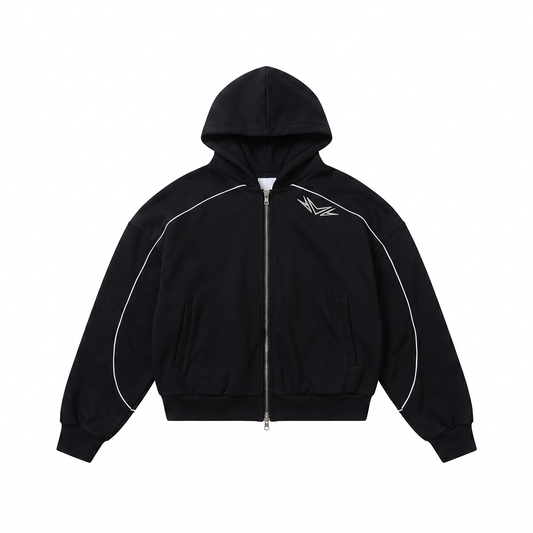 OUTLINE JACKET TRACK (BLACK)