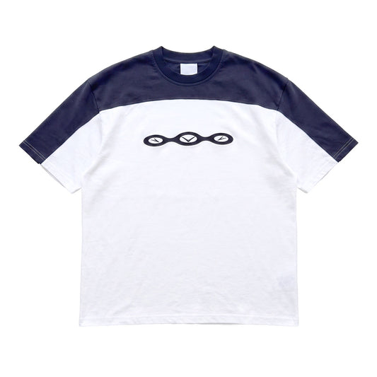 BICOLOR TEE (NAVY-WHITE)