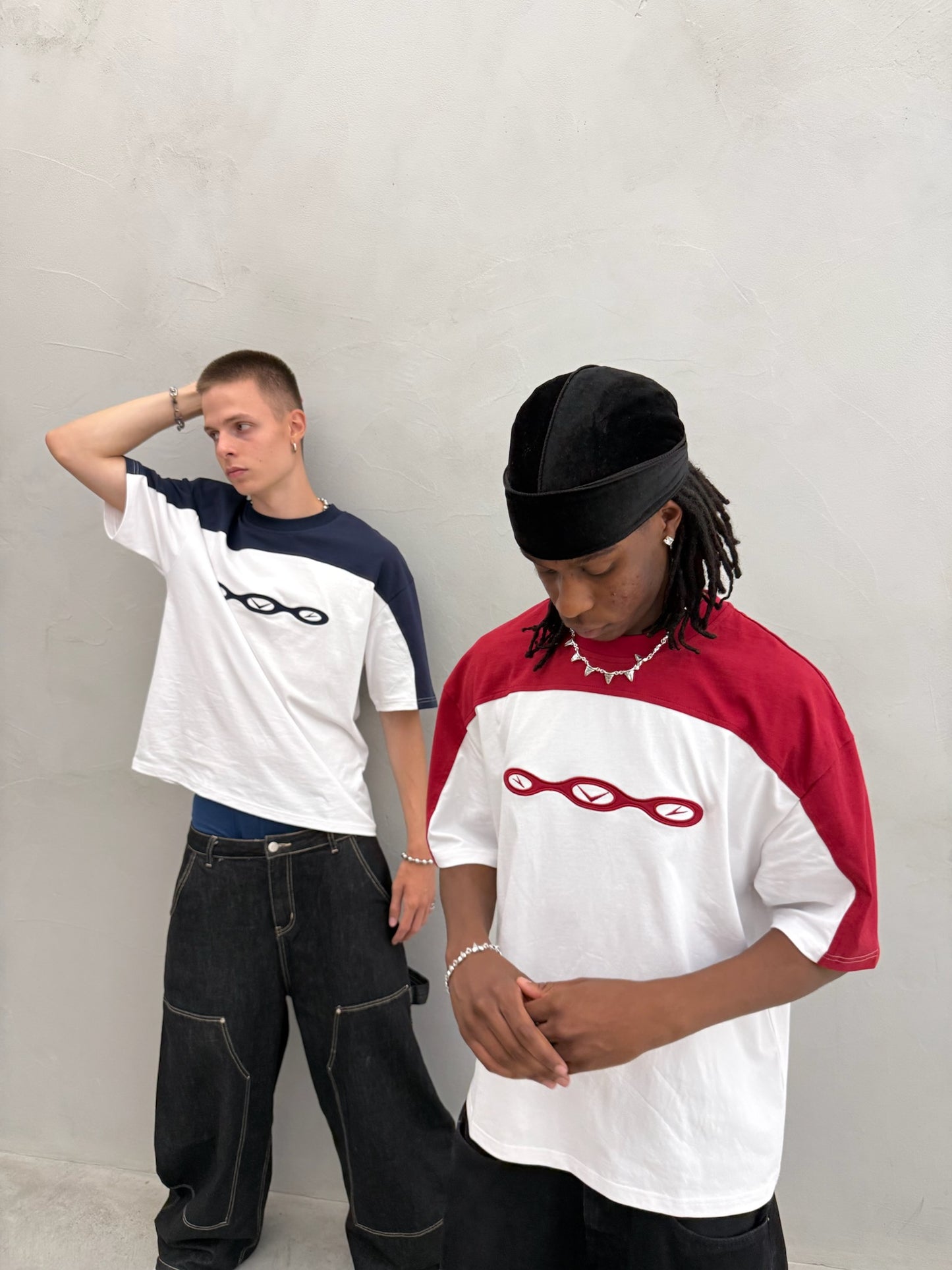 BICOLOR TEE (RED-WHITE)