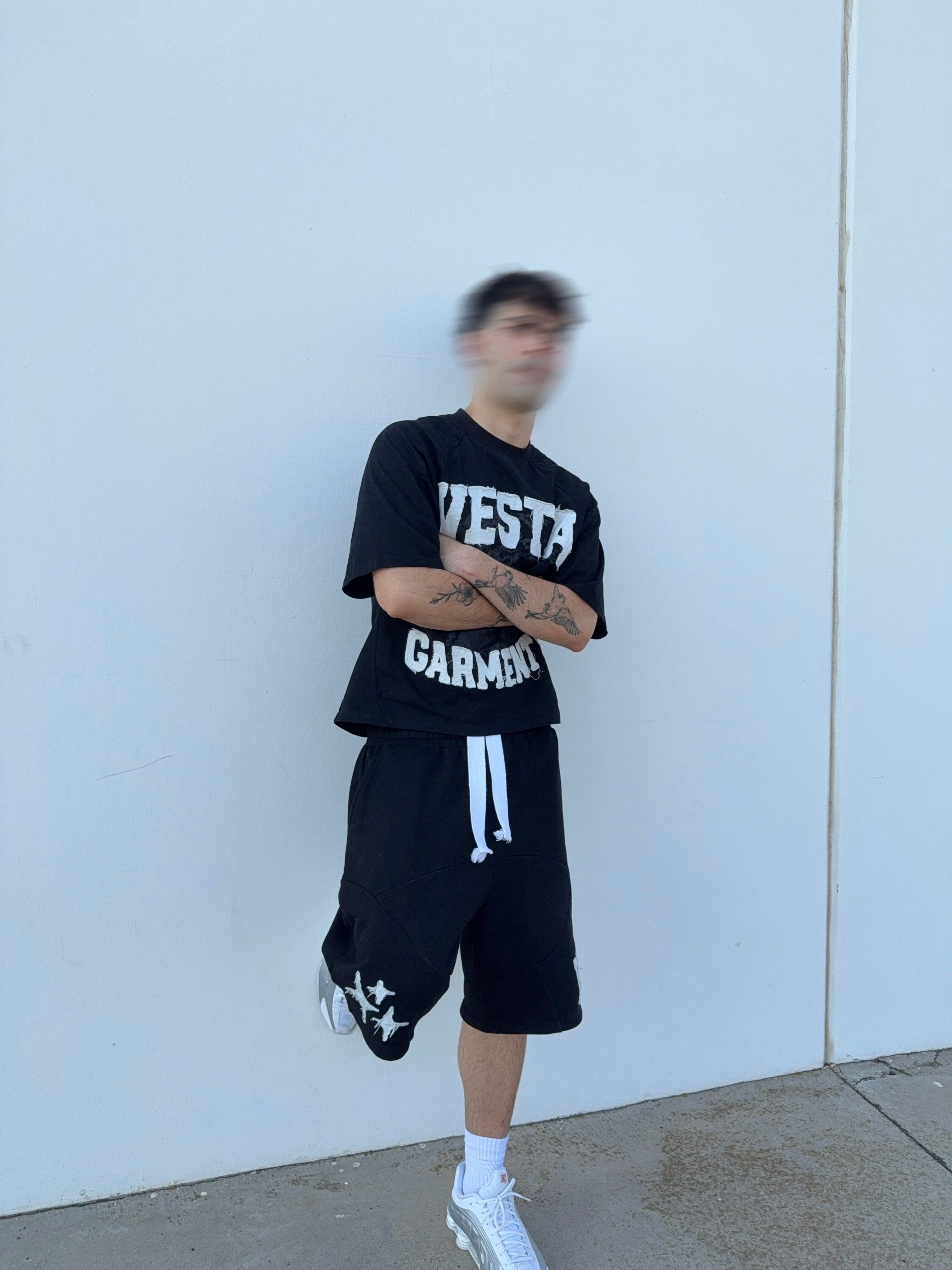 Summer Track Tee (Black)