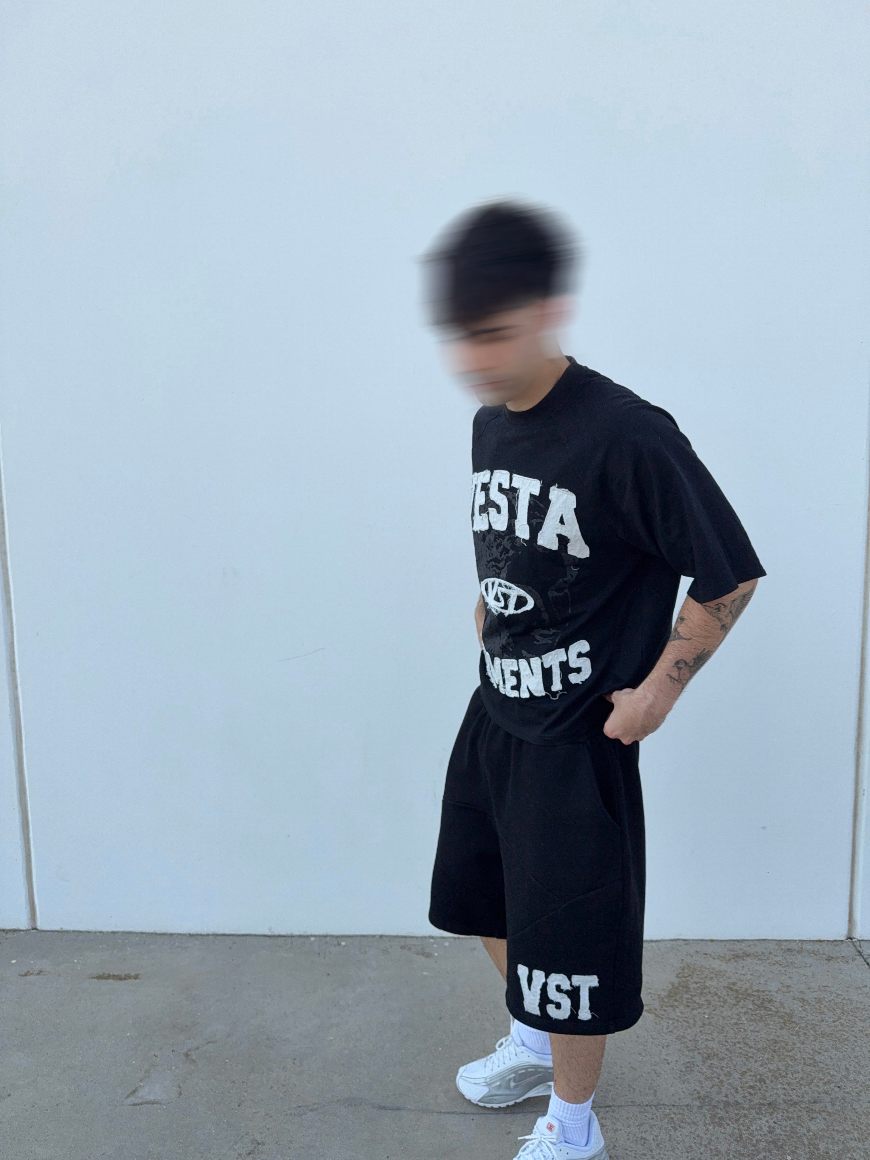 Summer Track Tee (Black)