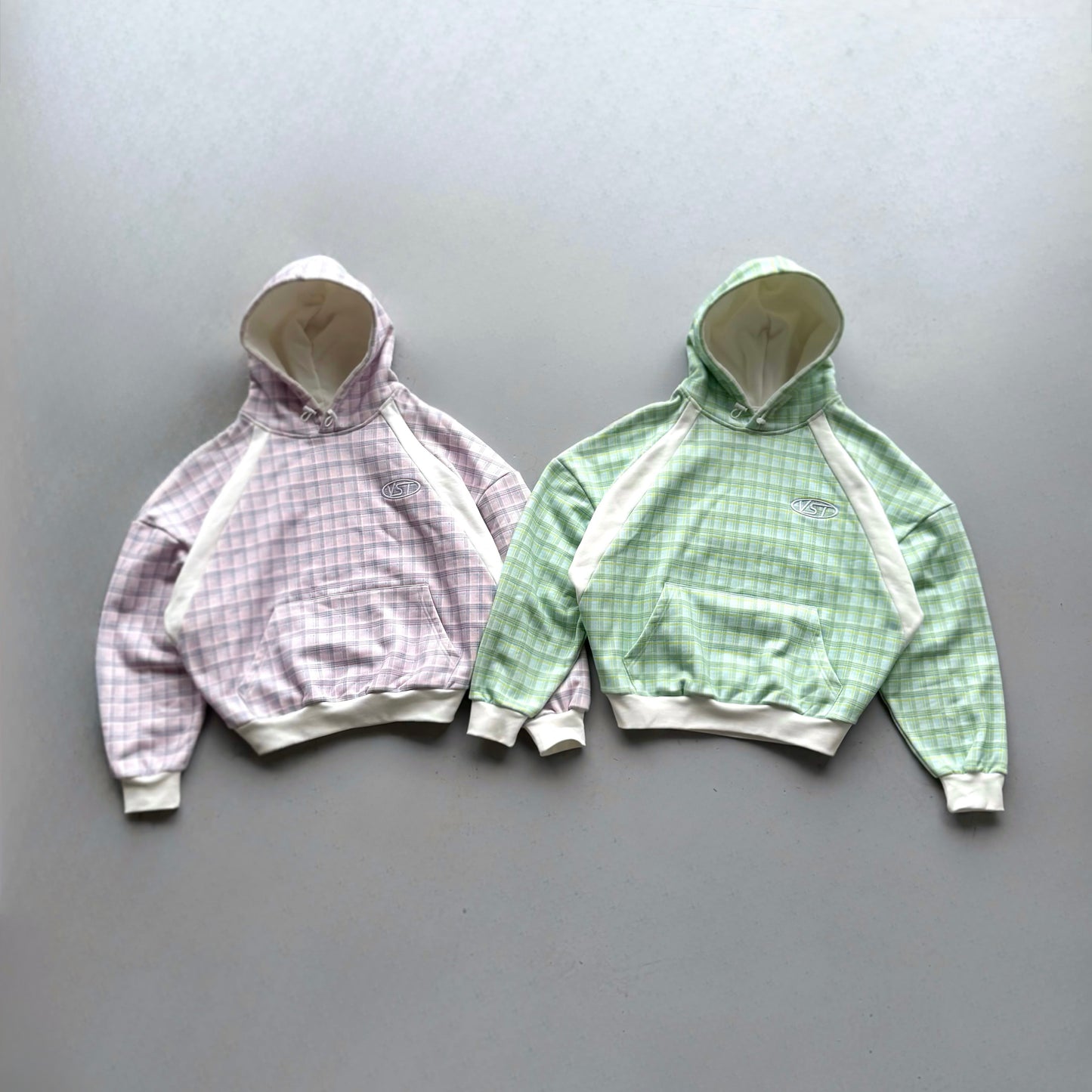 TARTAN HOODIE (PINK)