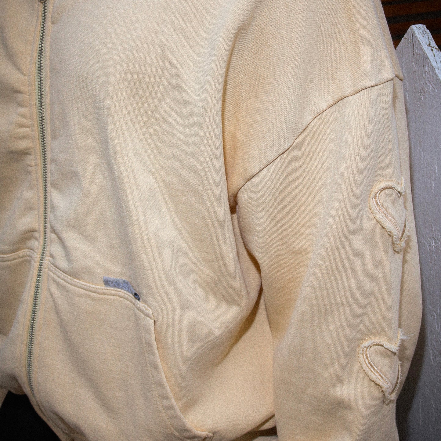 ZIP HOODIE (APRICOT)
