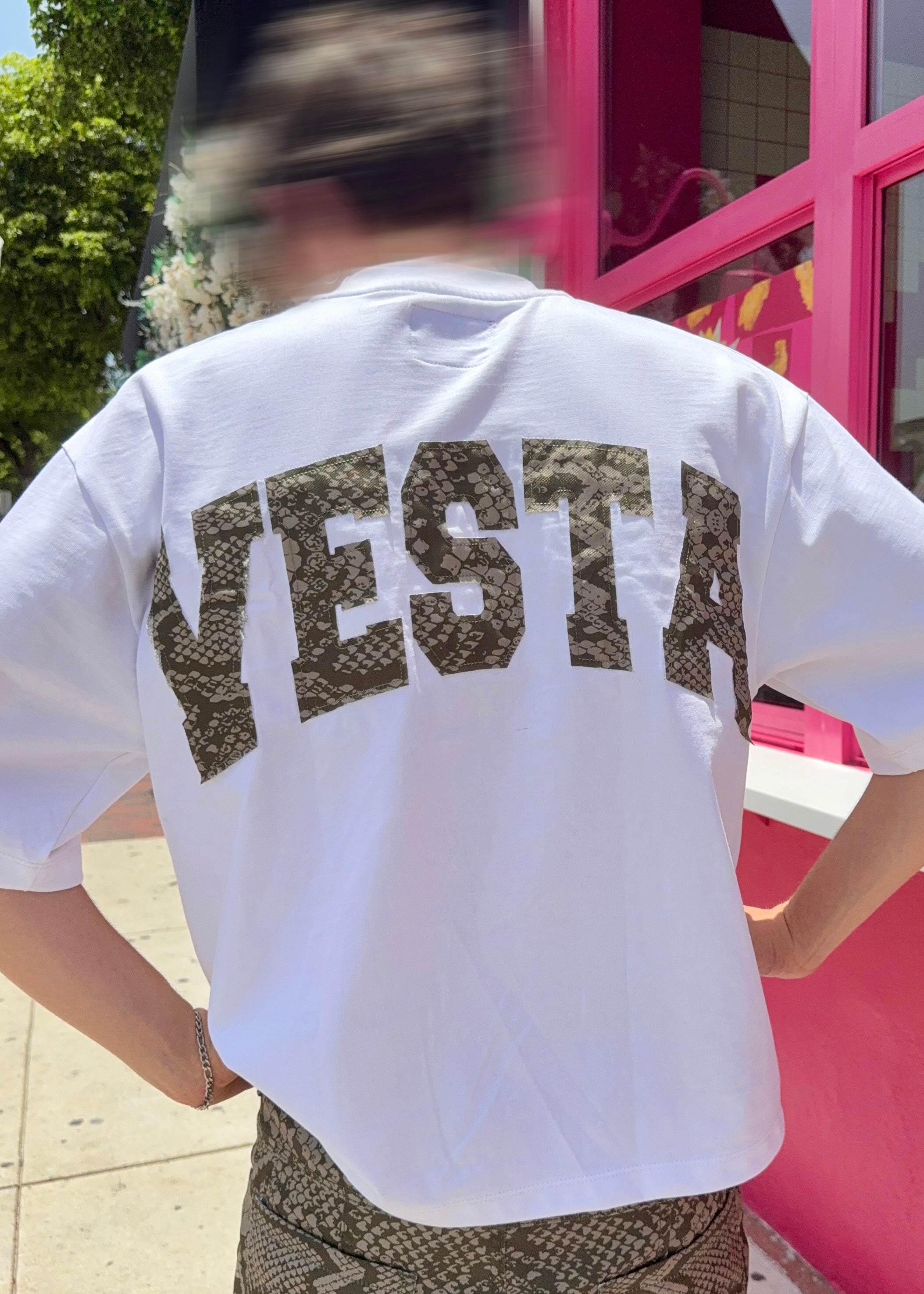 Snake Tee (White)