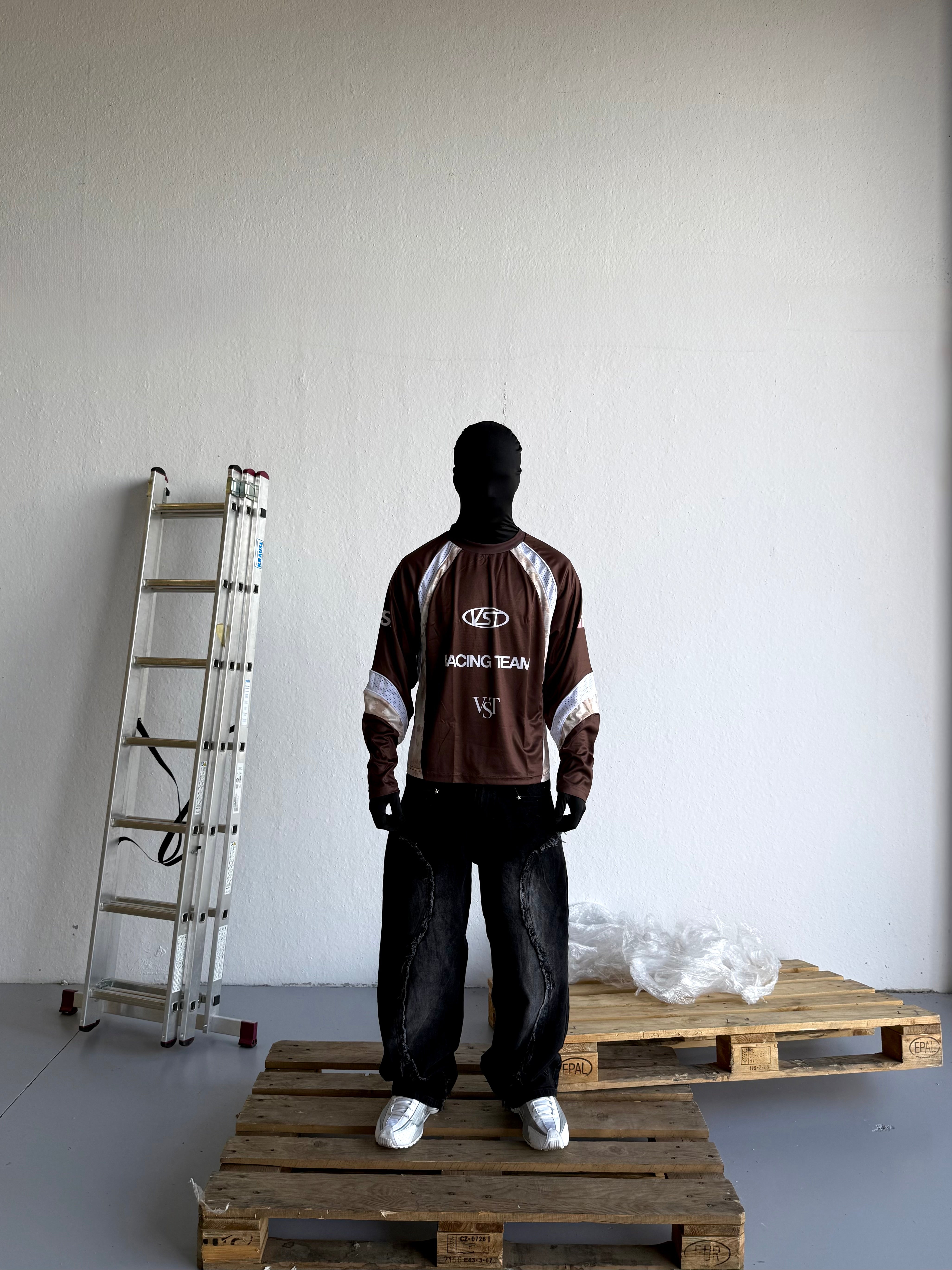 Racing Longsleeve Tee (Brown)