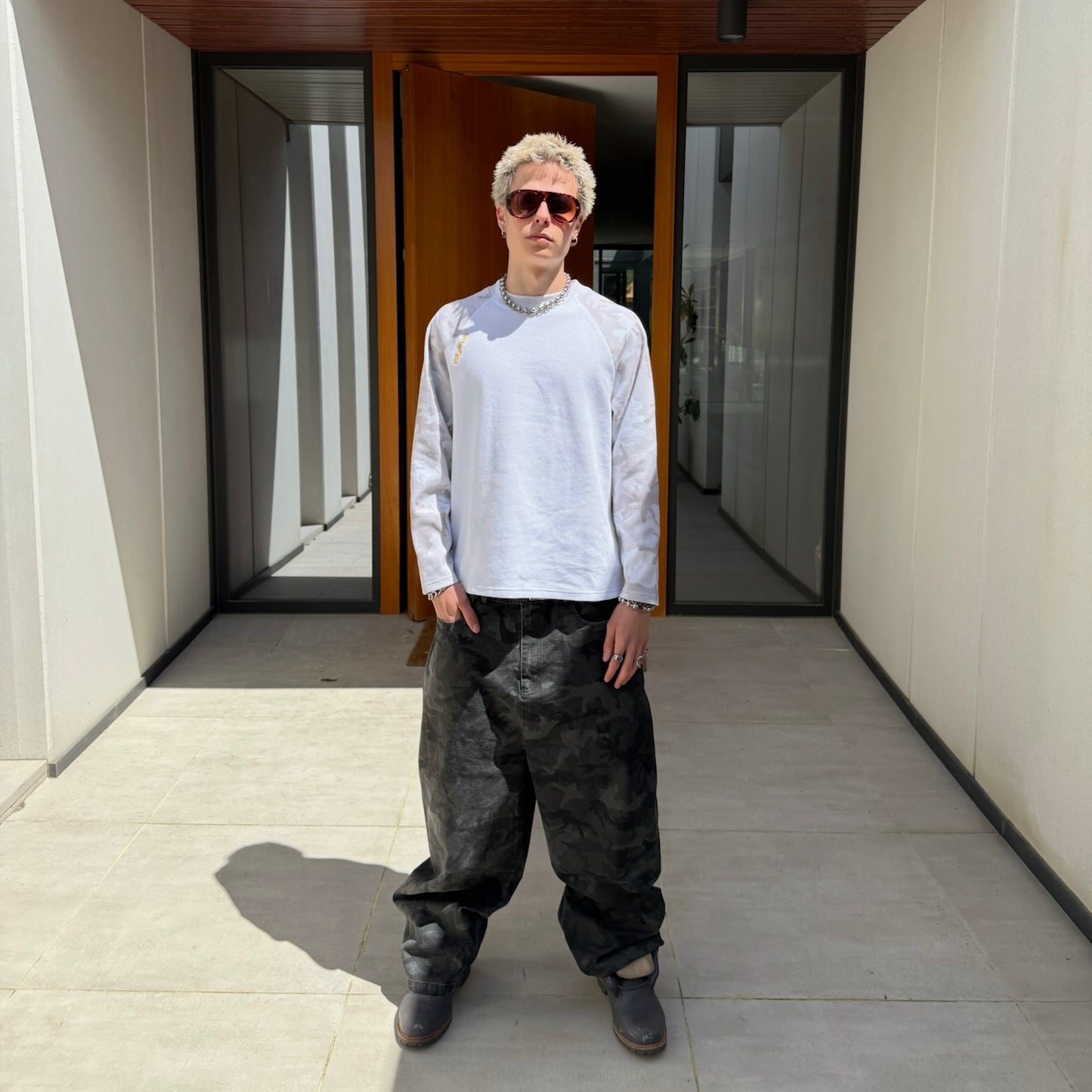 CAMO PANTS (BLACK)