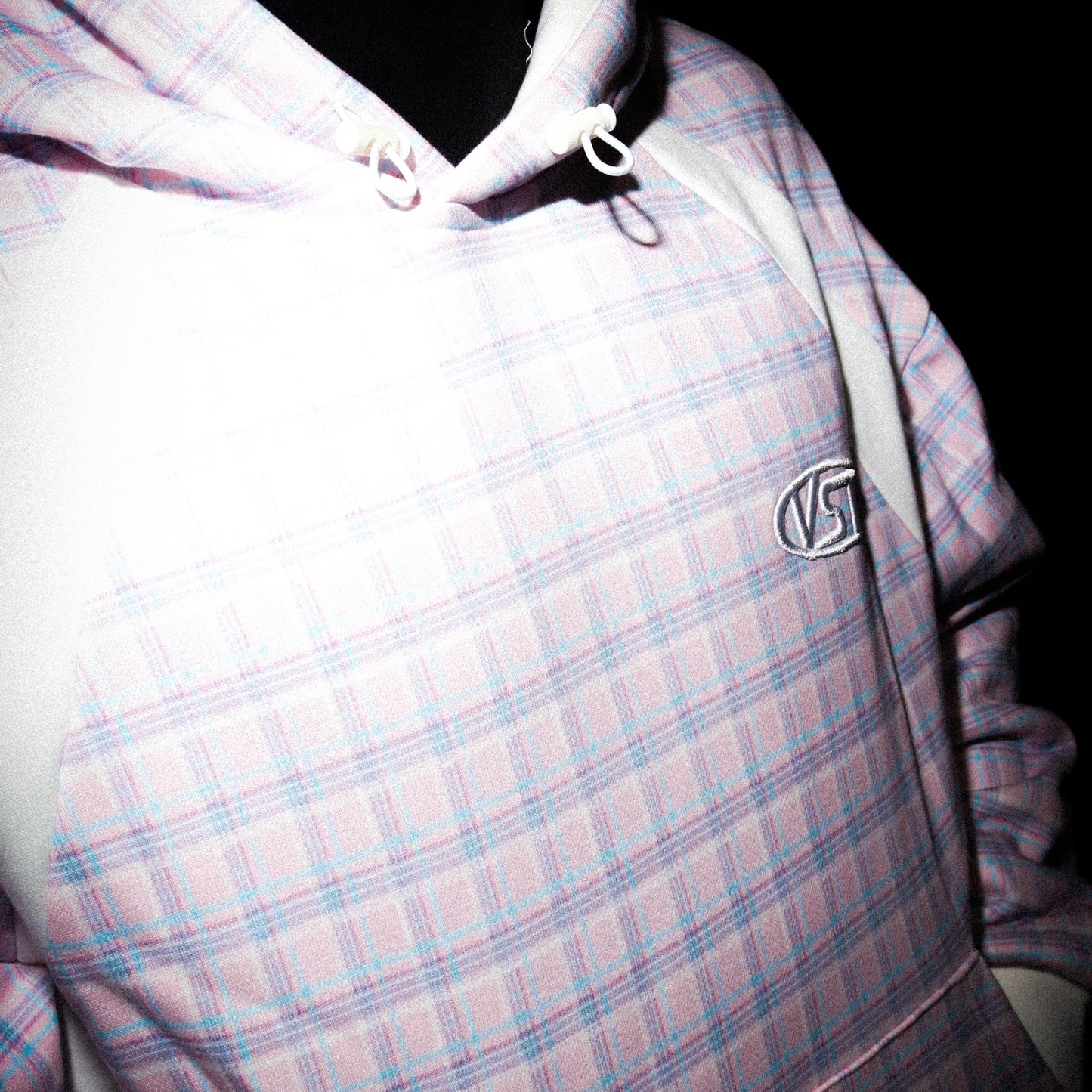 TARTAN HOODIE (PINK)