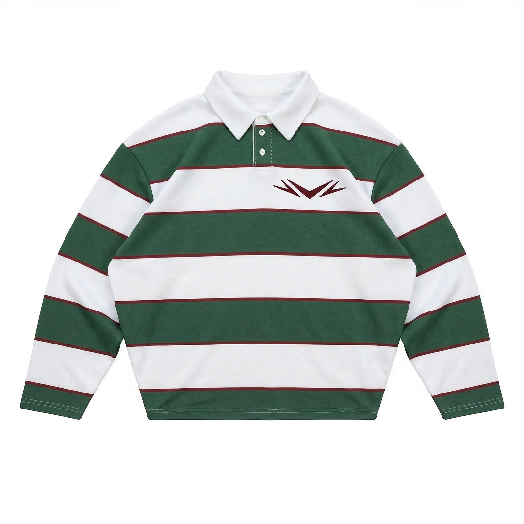 STRIPE POLO (GREEN)