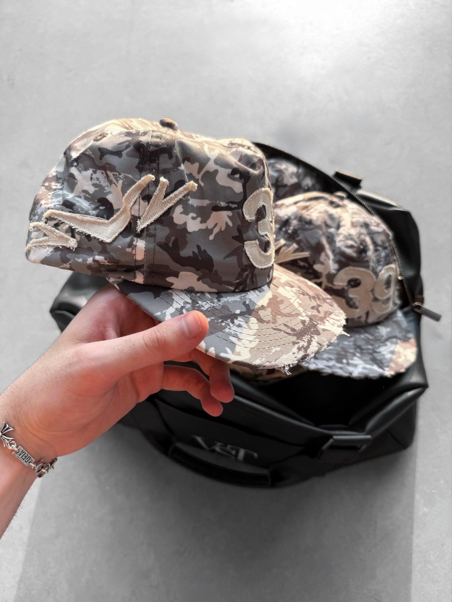 393 CAMO CAP (GREEN)