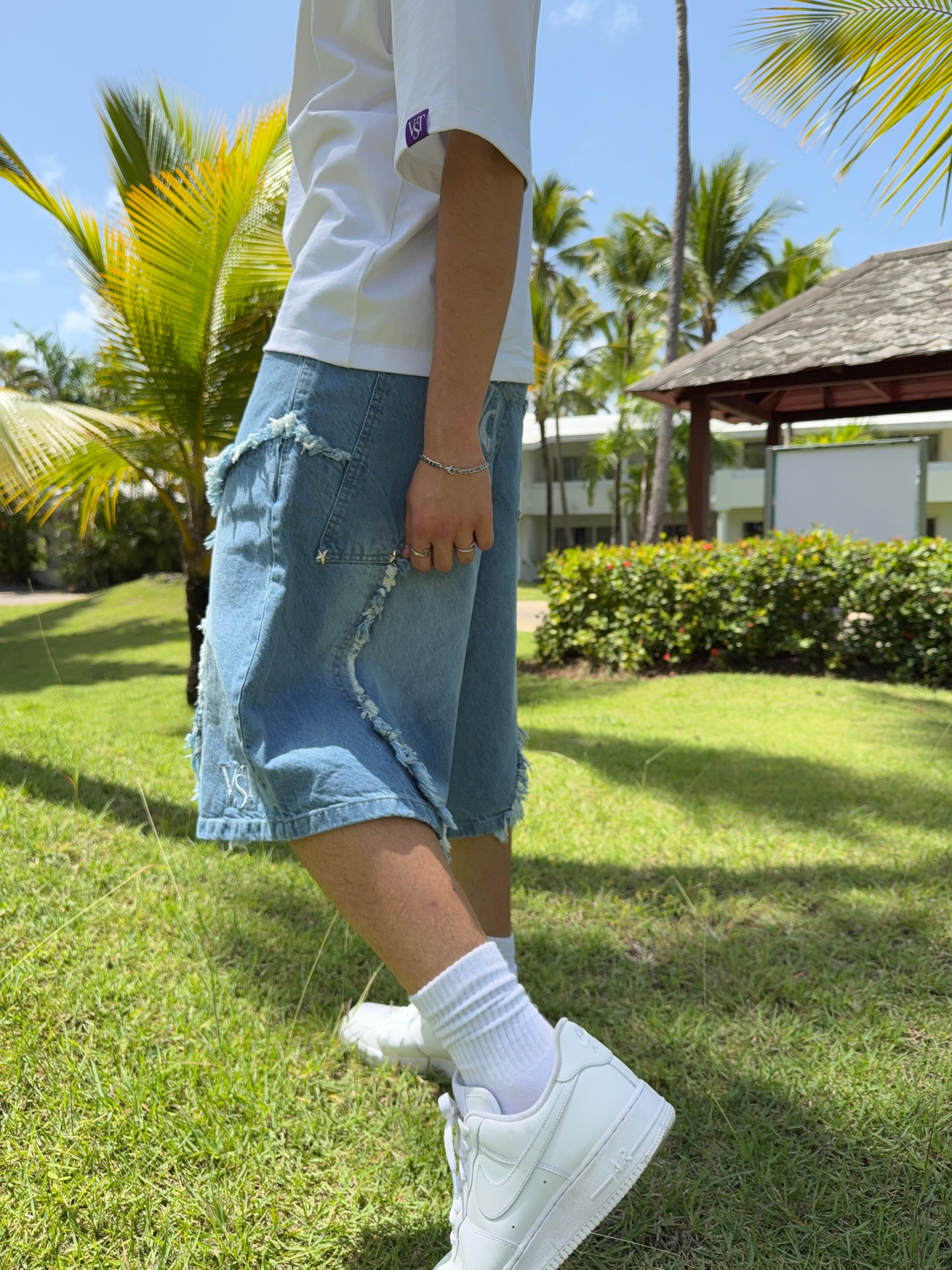 Super Jort (Blue)+ Free Tee