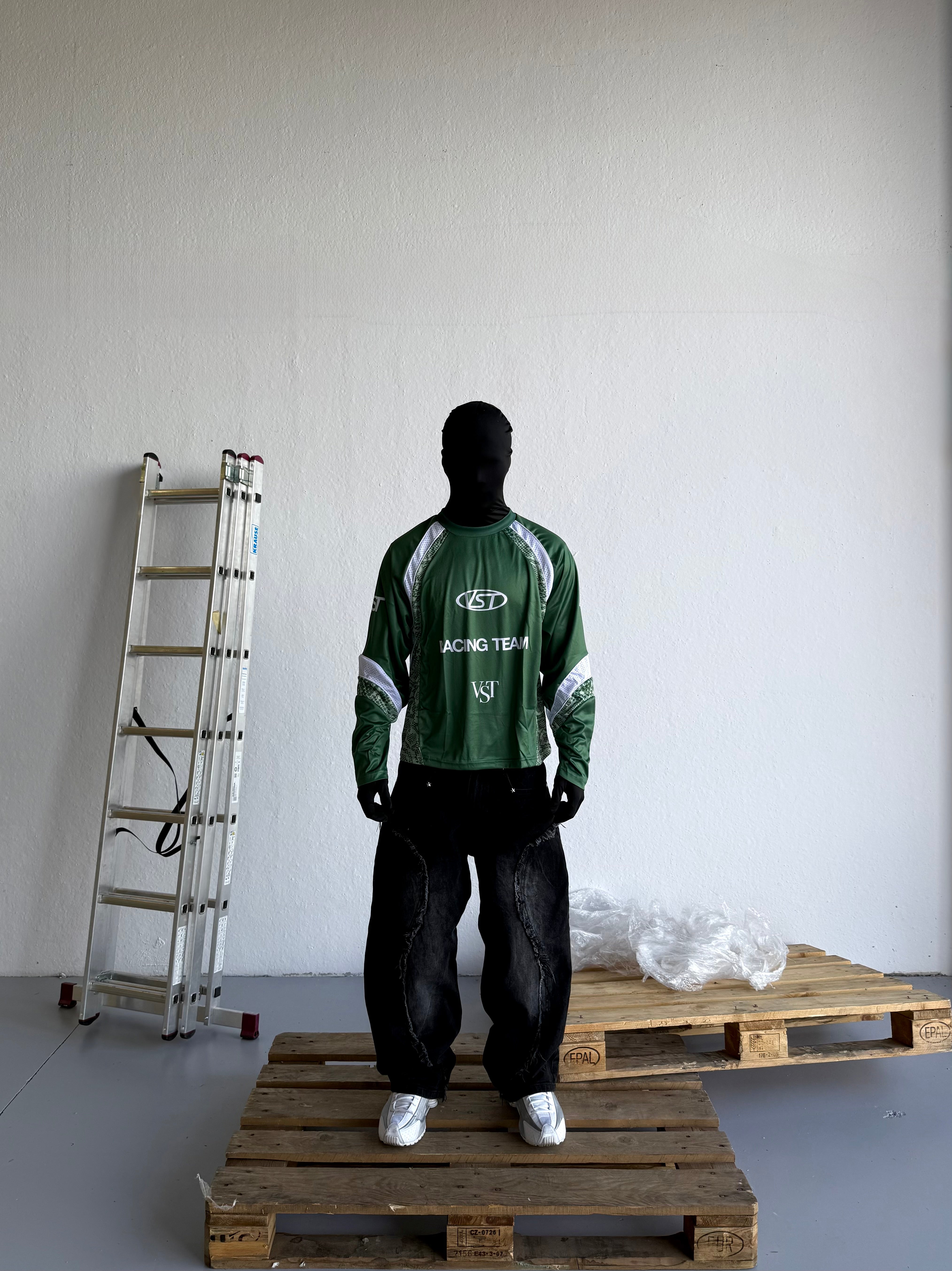 Racing Longsleeve Tee (Green)