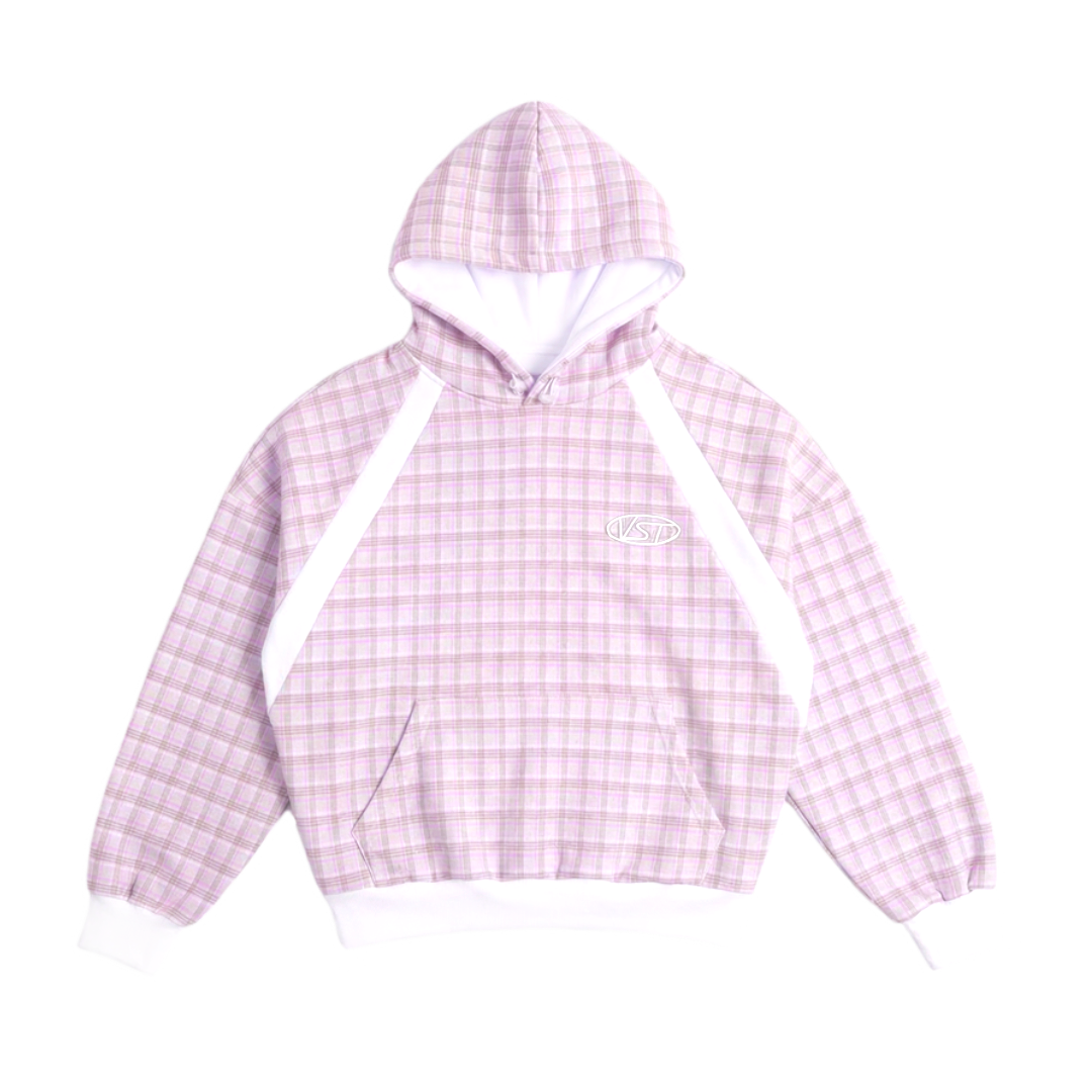 TARTAN HOODIE (PINK)