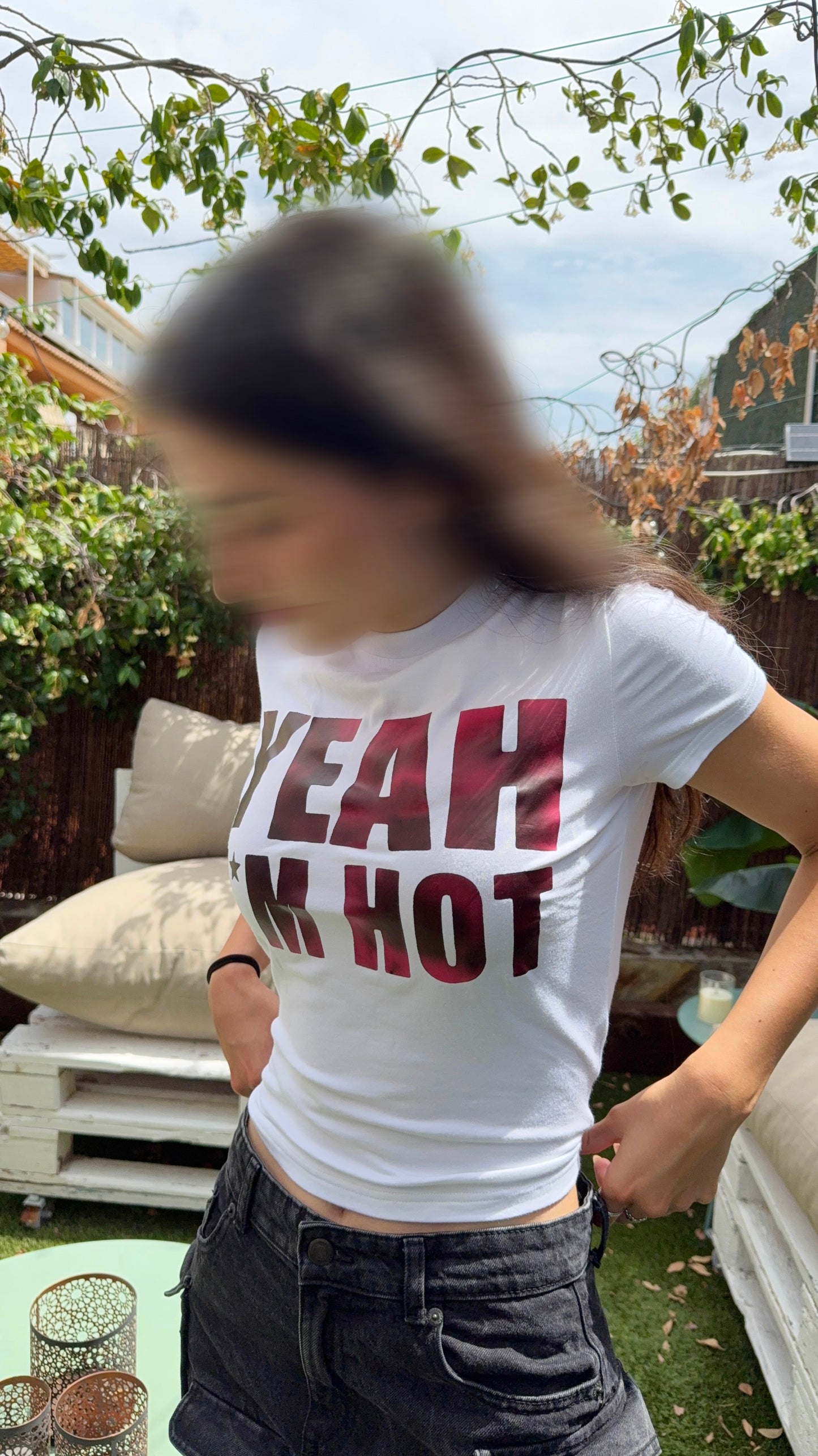 Hot Baby Tee (White)