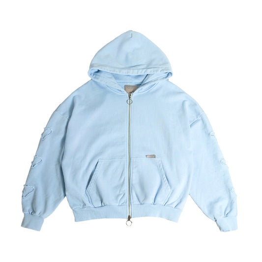 ZIP HOODIE (BLUE)