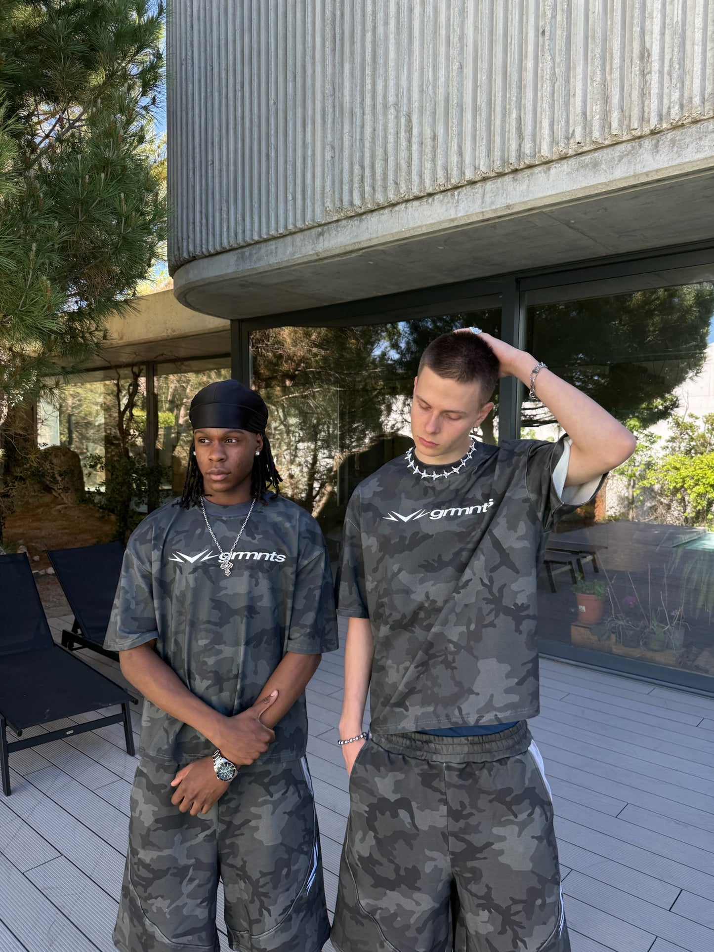 CAMO SET TEE (BLACK)